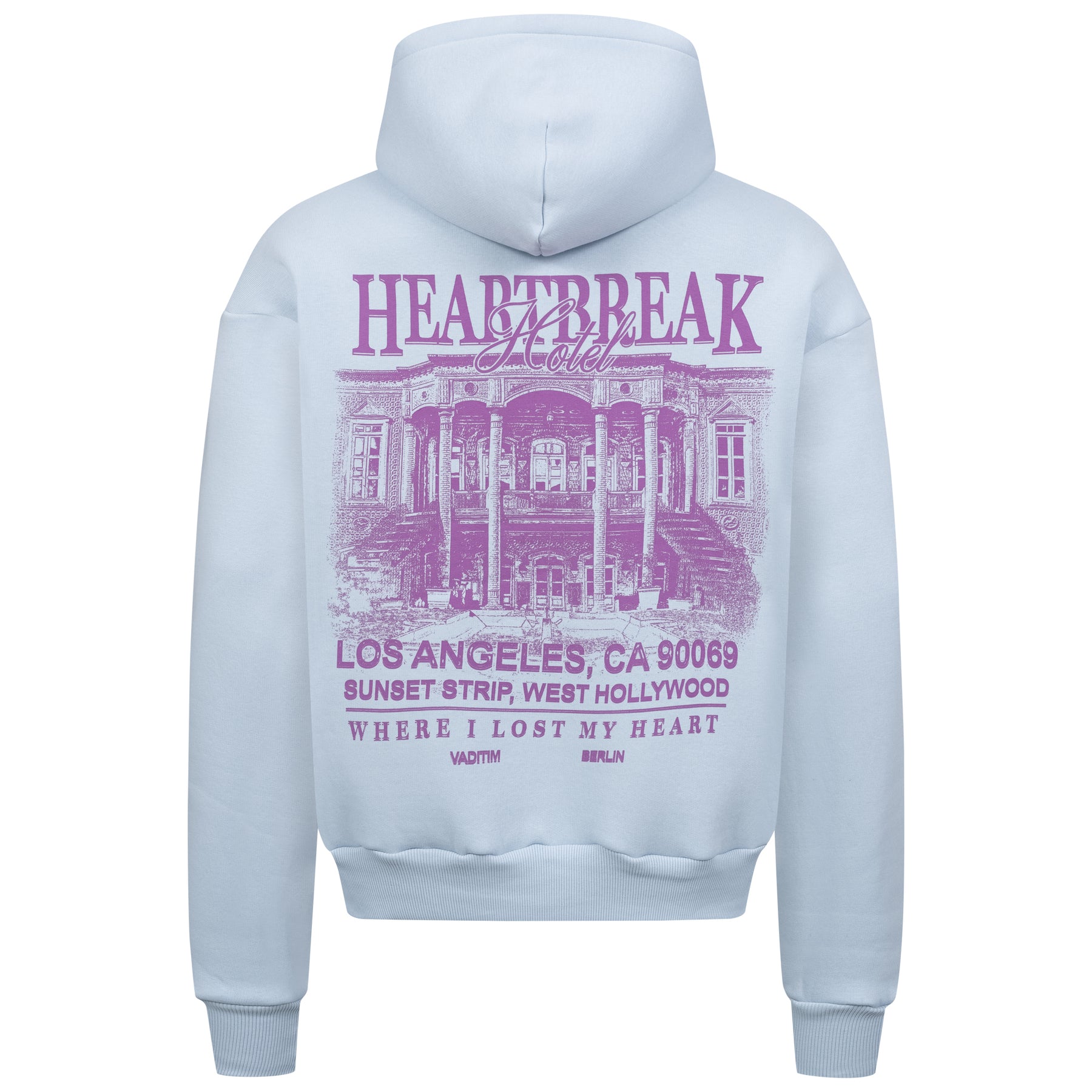 Heartbreak Babyblue Hoodie HOODIE Vaditim