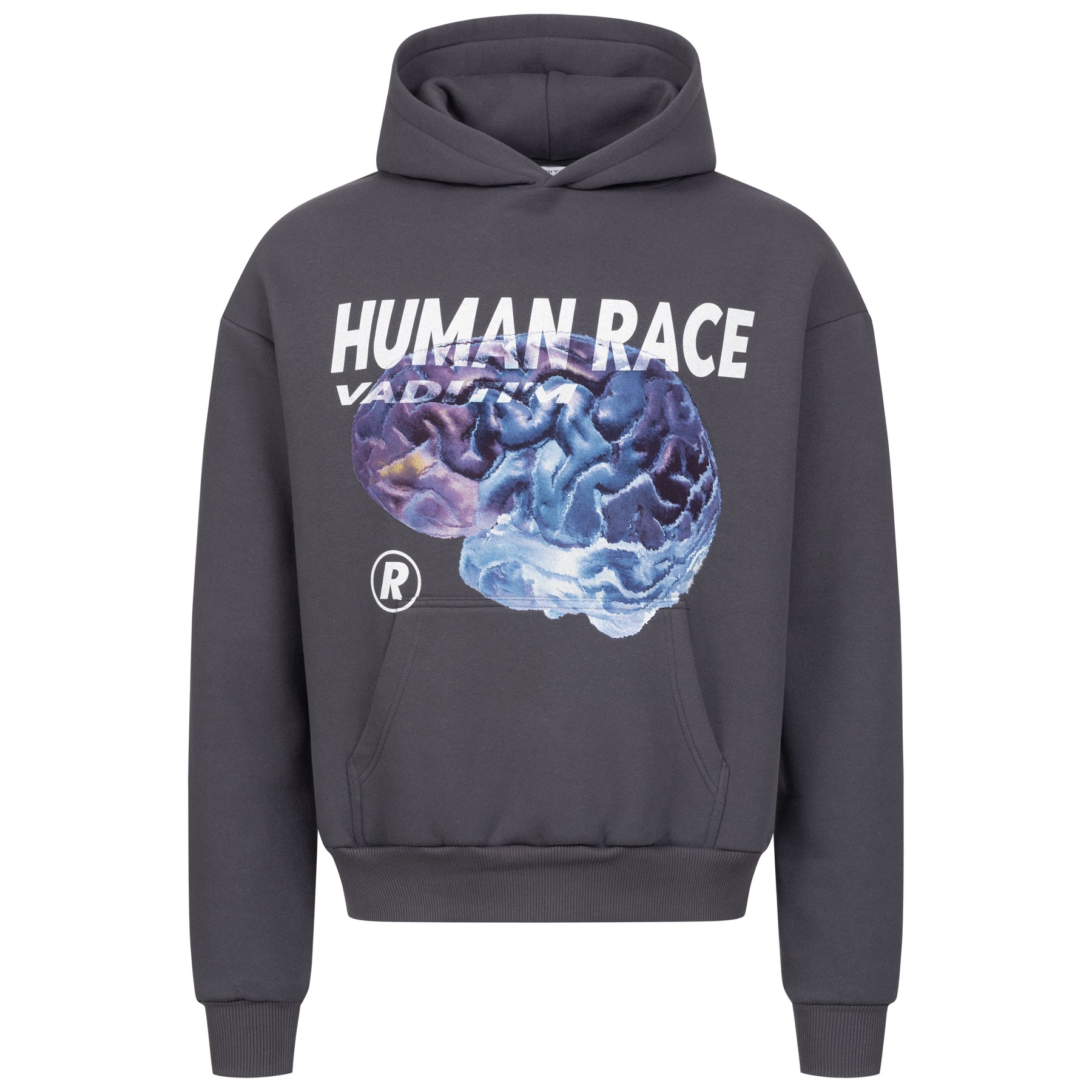 Magic Brain Human Race Washed Hoodie HOODIE Vaditim   