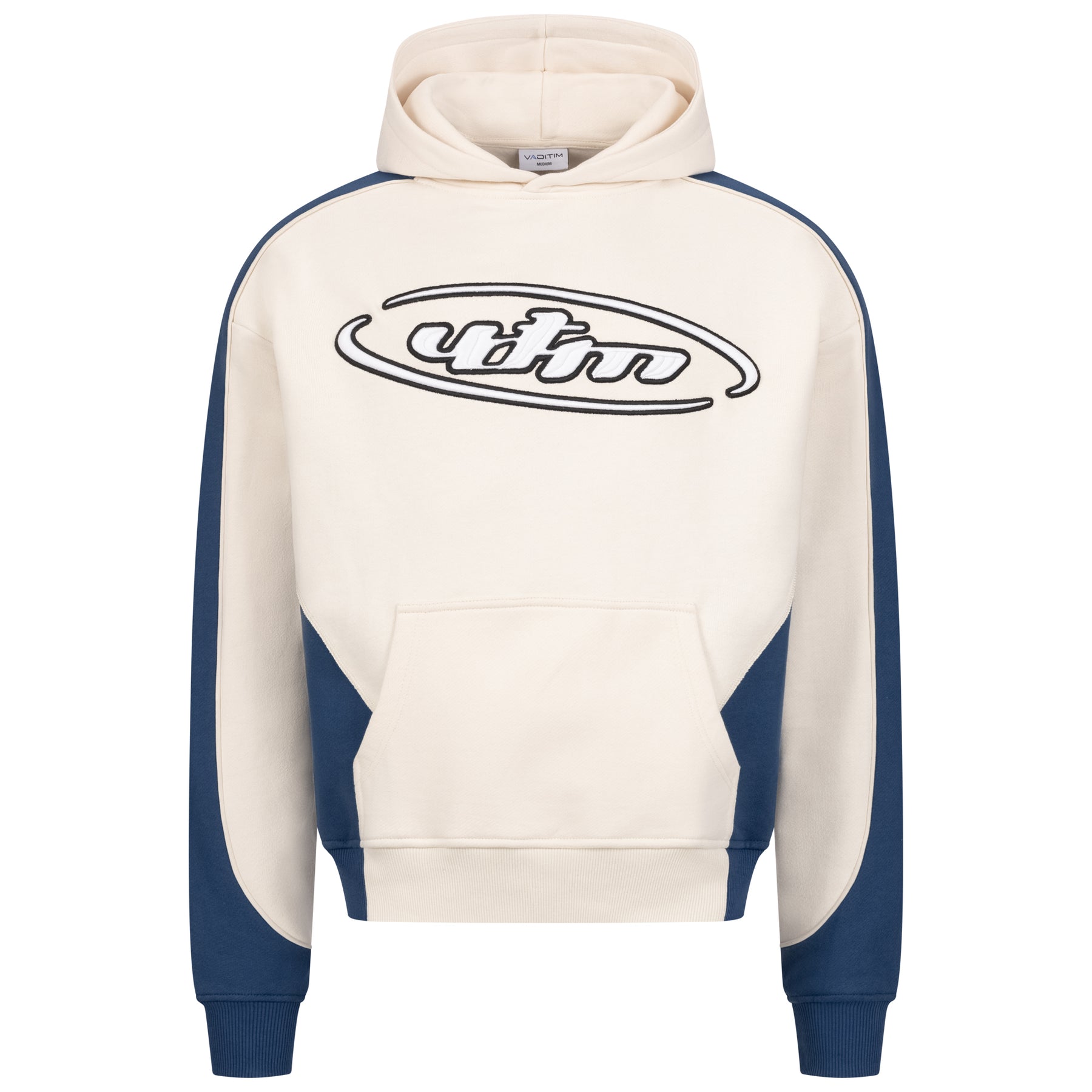 Navy Vanilla 3D College Hoodie HOODIE Vaditim