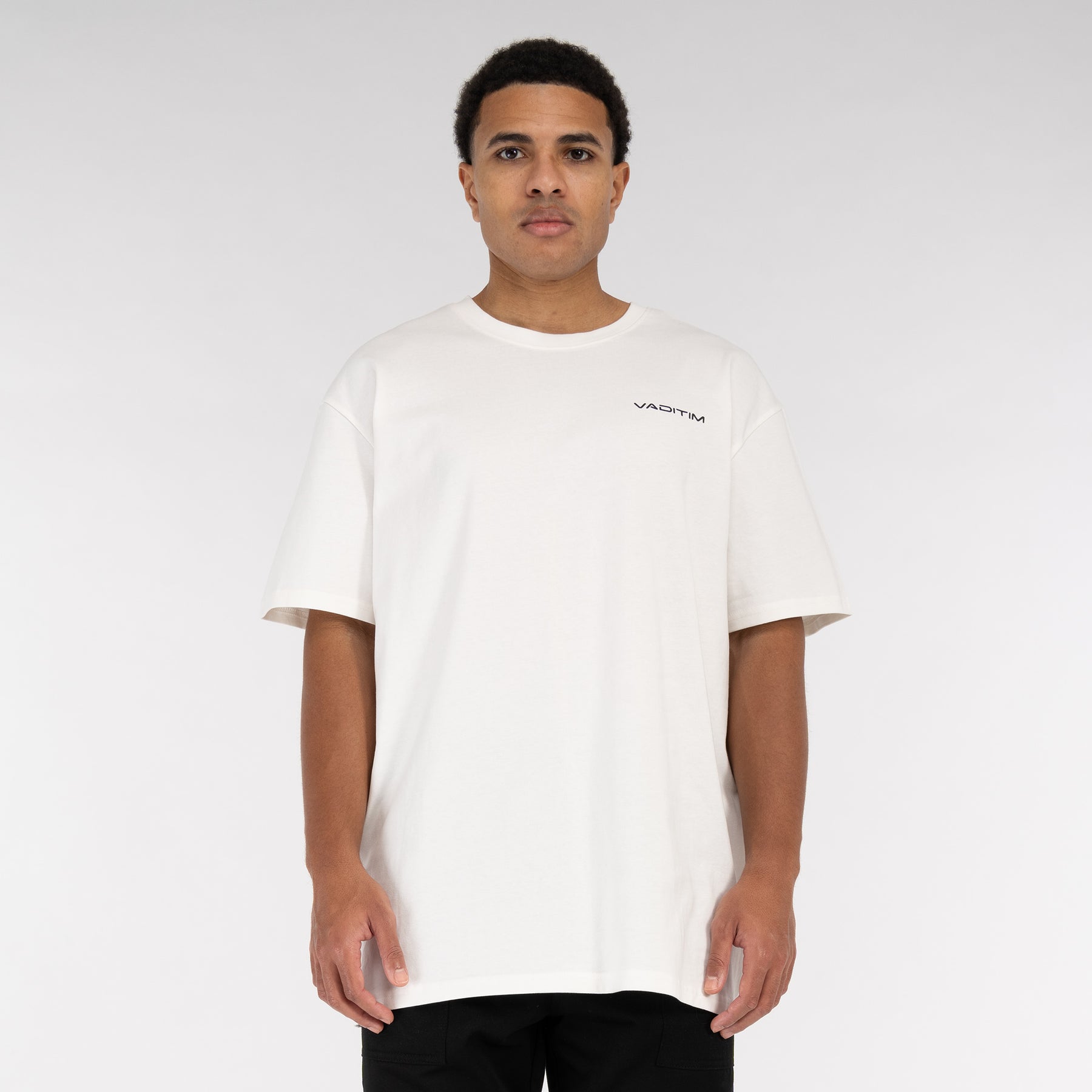 Cream White T-Shirt Vaditim