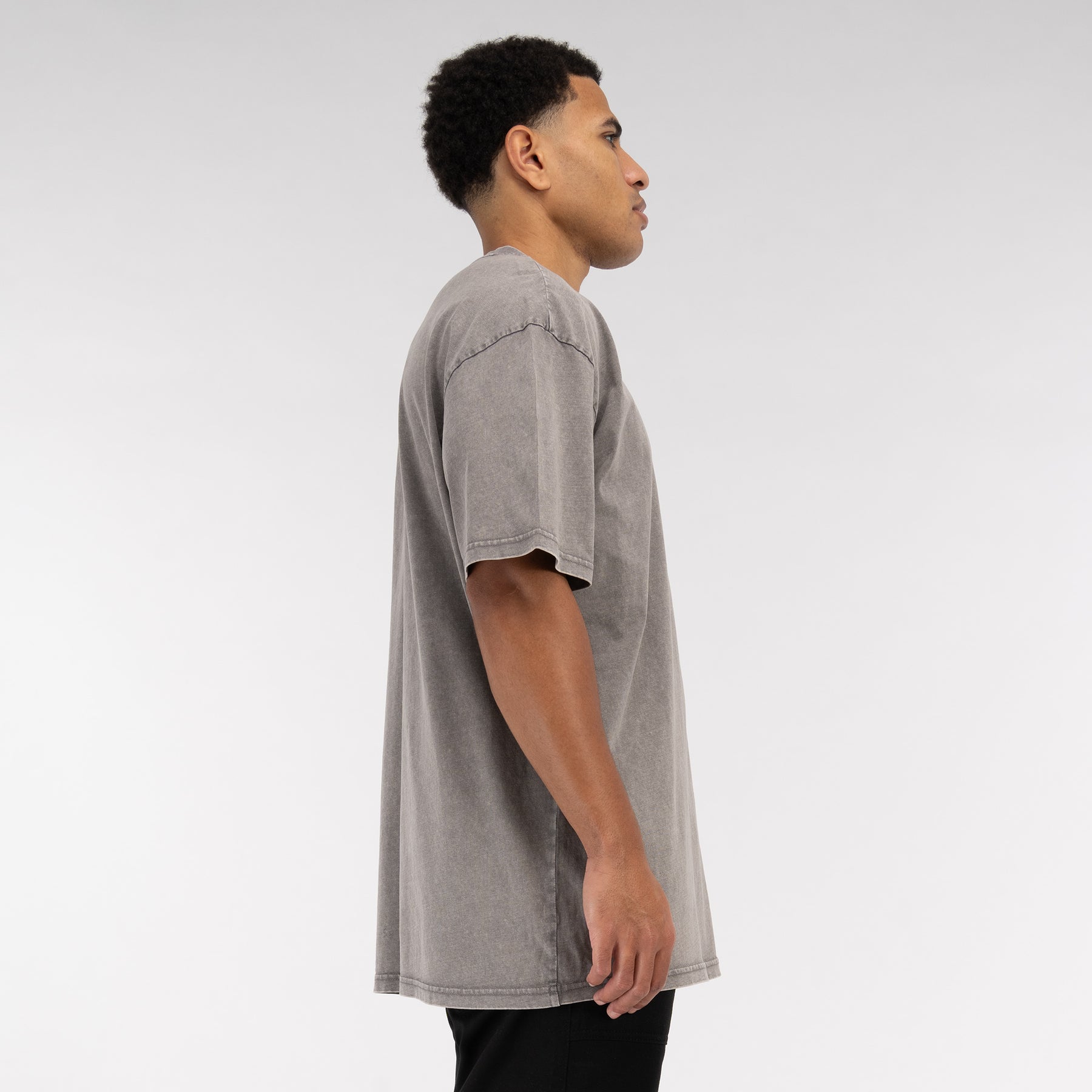 Acid Washed Asphalt T-Shirt Vaditim