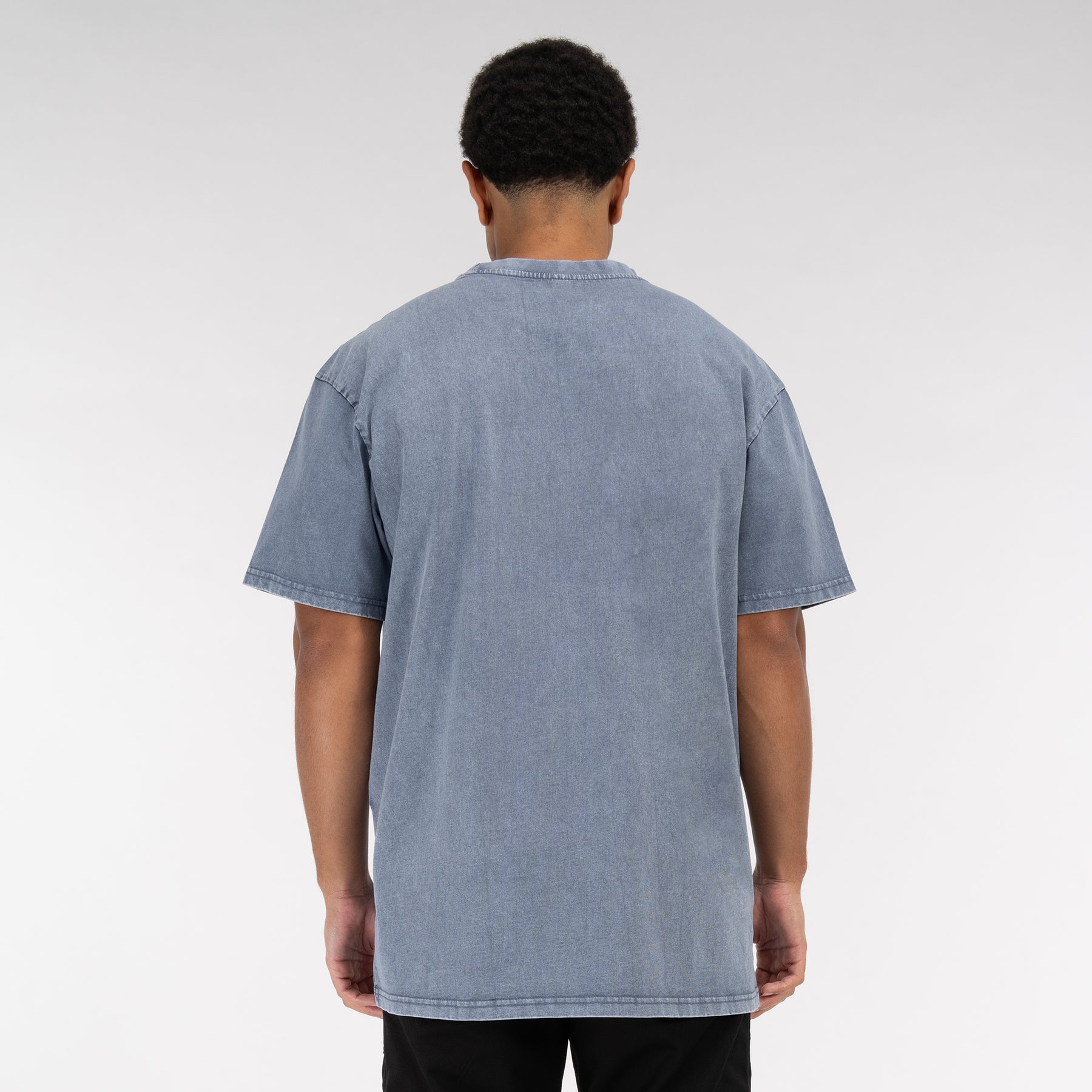 Acid Washed Vintageblue T-Shirt Vaditim