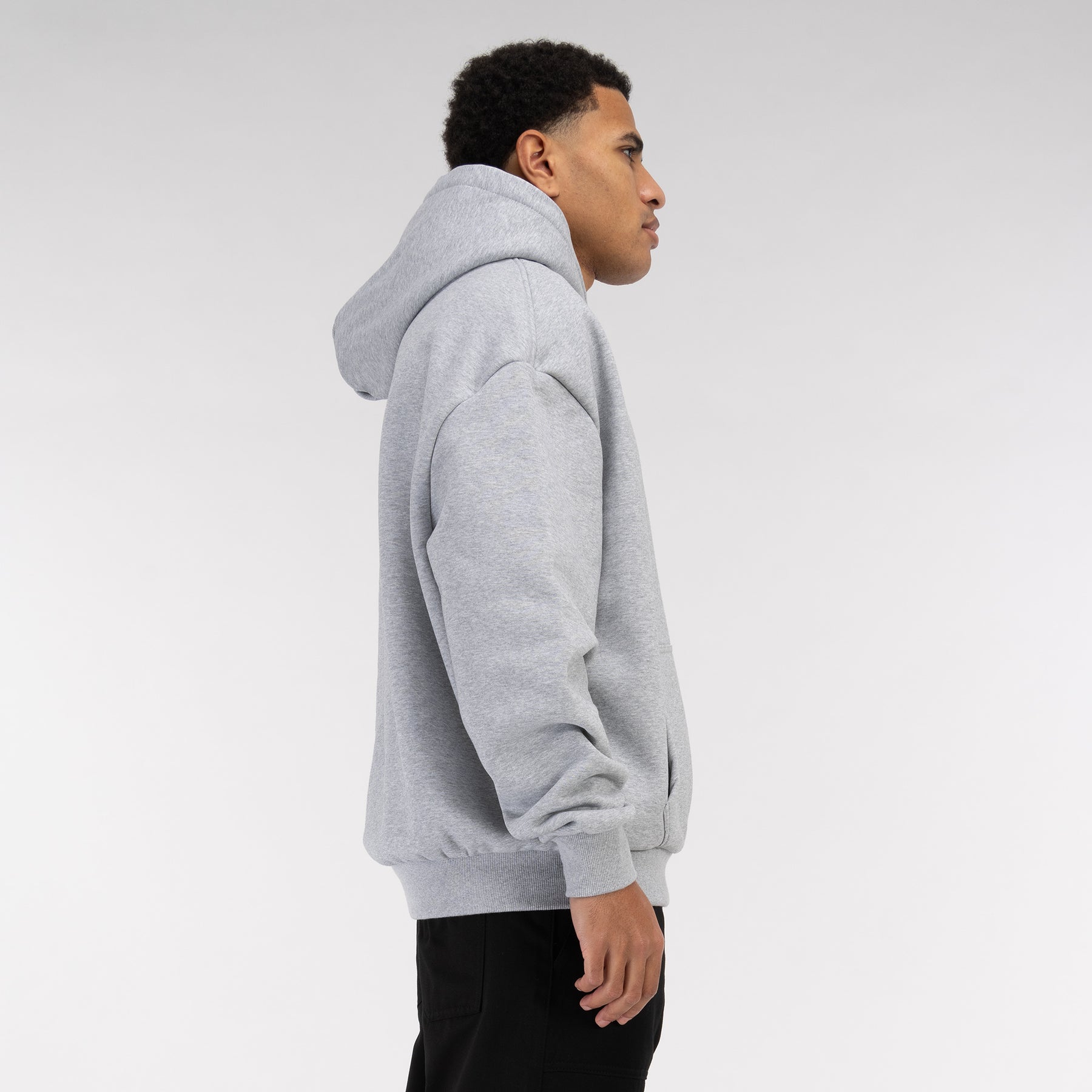 Ultra Heavy Heathergrey Hoodie Vaditim