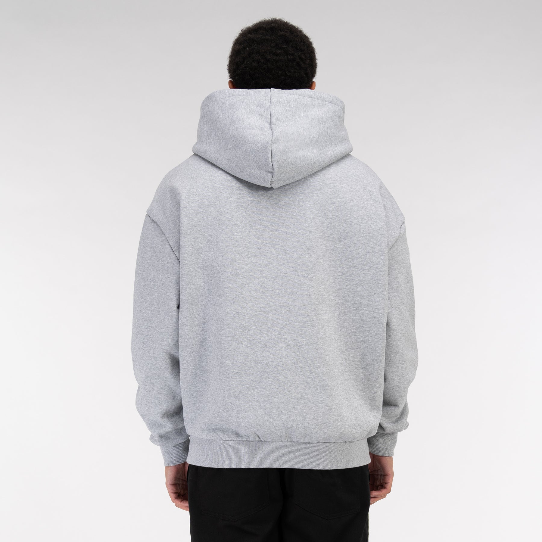 Ultra Heavy Heathergrey Hoodie Vaditim