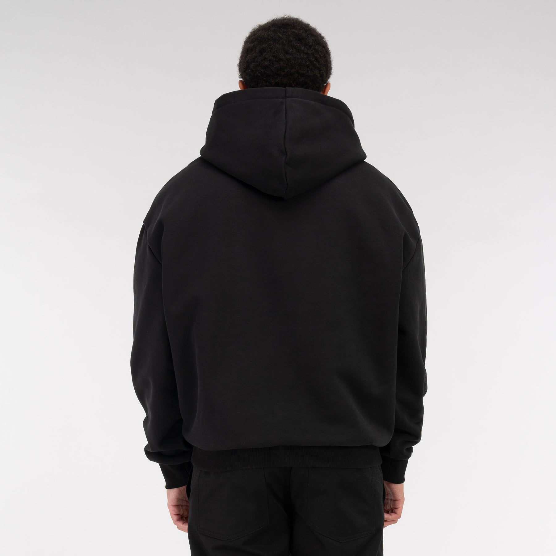 Ultra Heavy Black Hoodie Vaditim