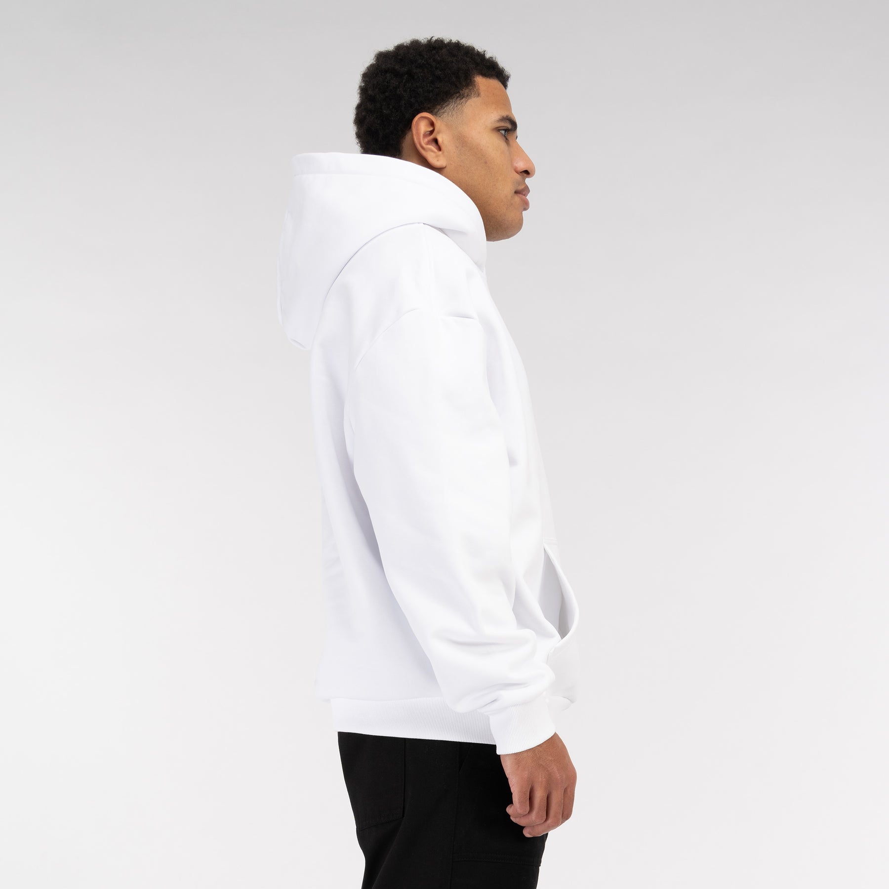 Ultra Heavy White Hoodie Vaditim