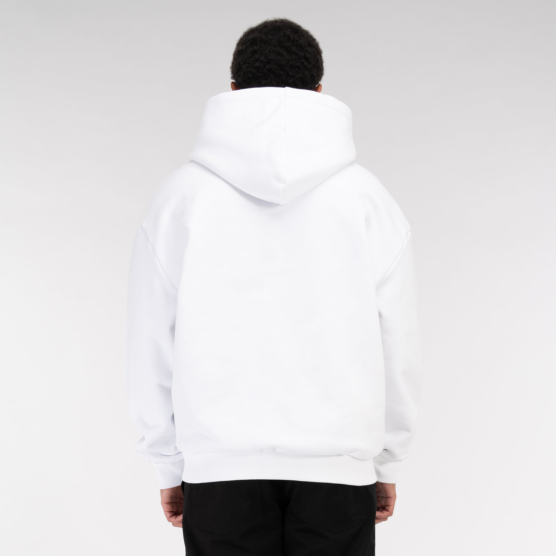 Ultra Heavy White Hoodie Vaditim