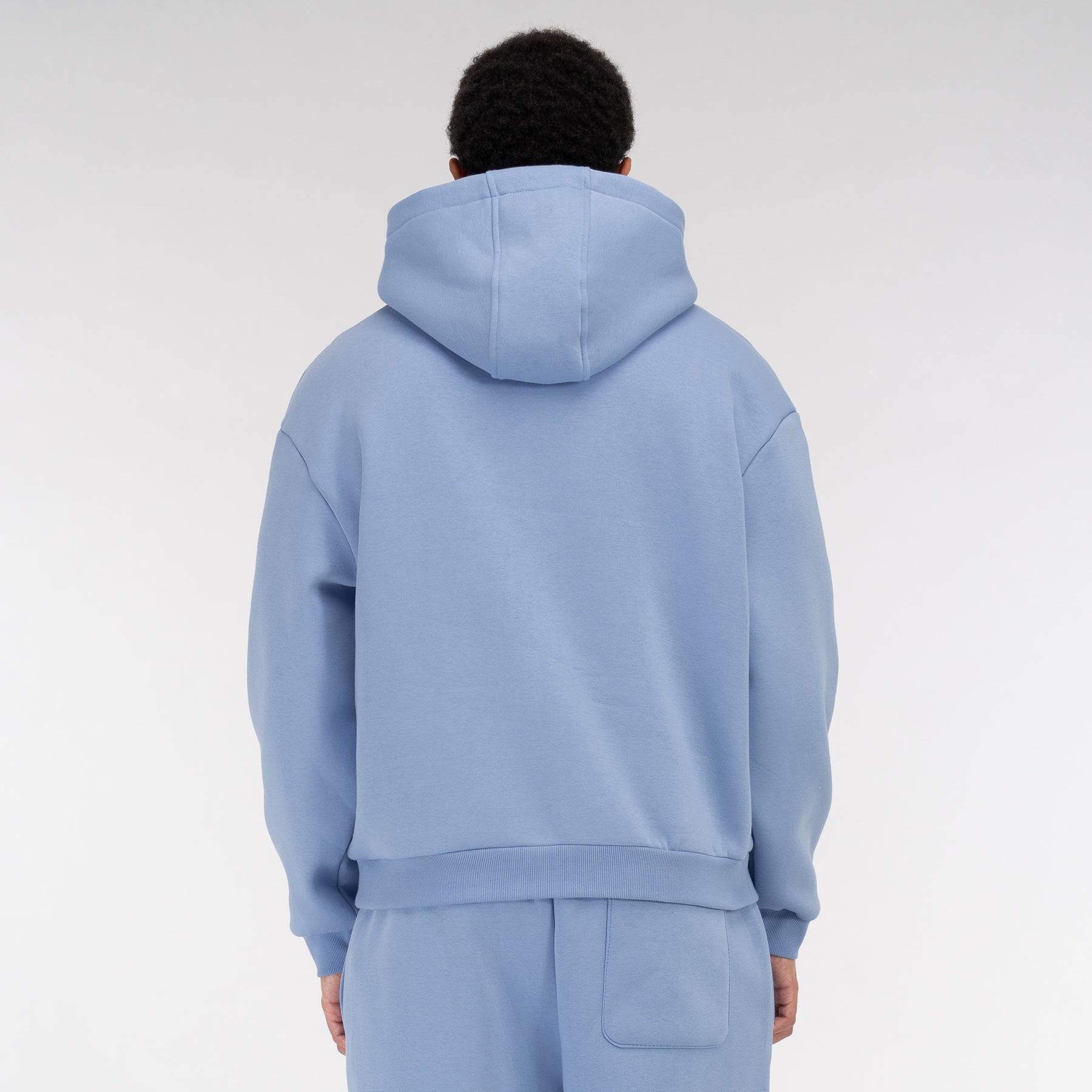 Powderblue Oversized Hoodie Vaditim