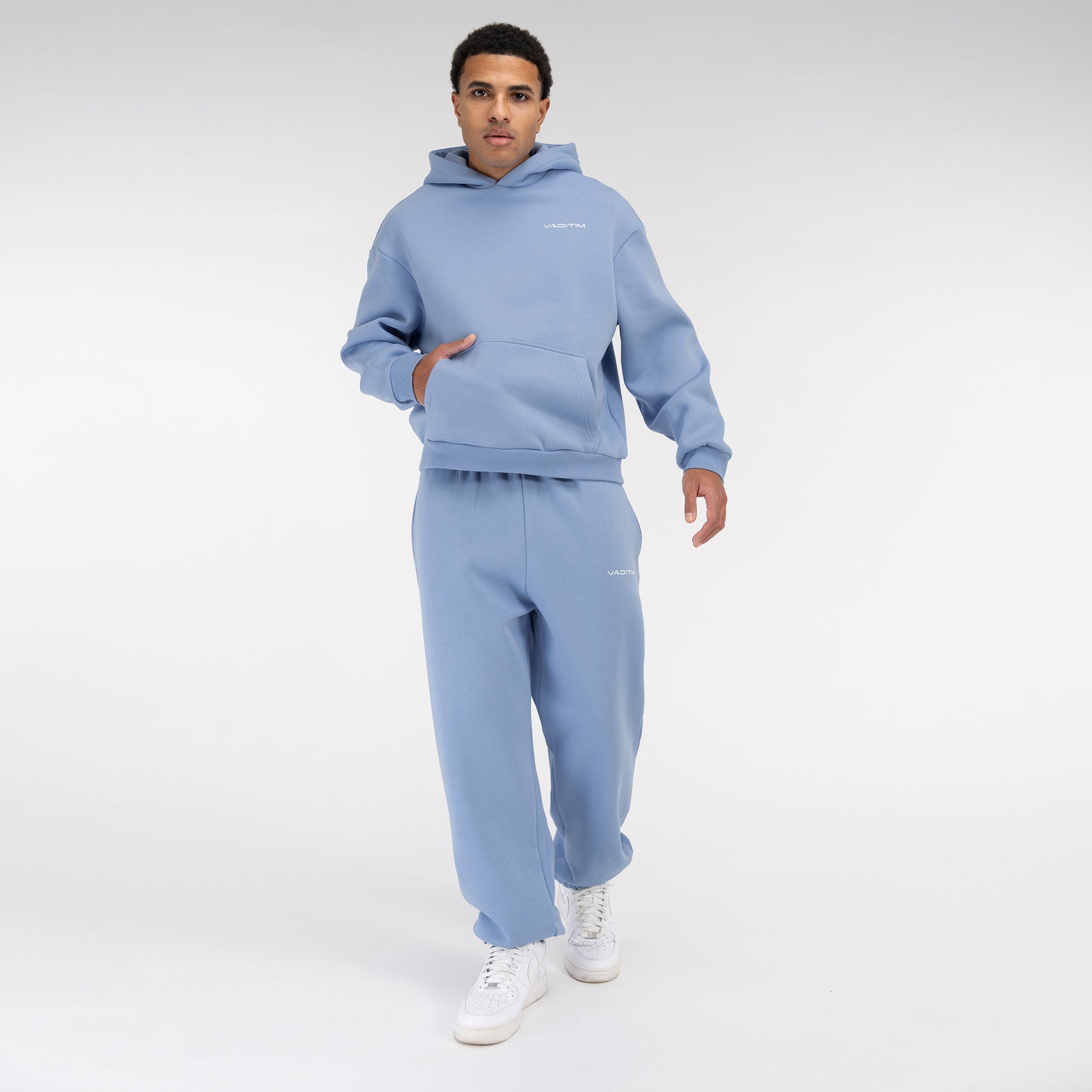 Powderblue Oversized Hoodie Vaditim
