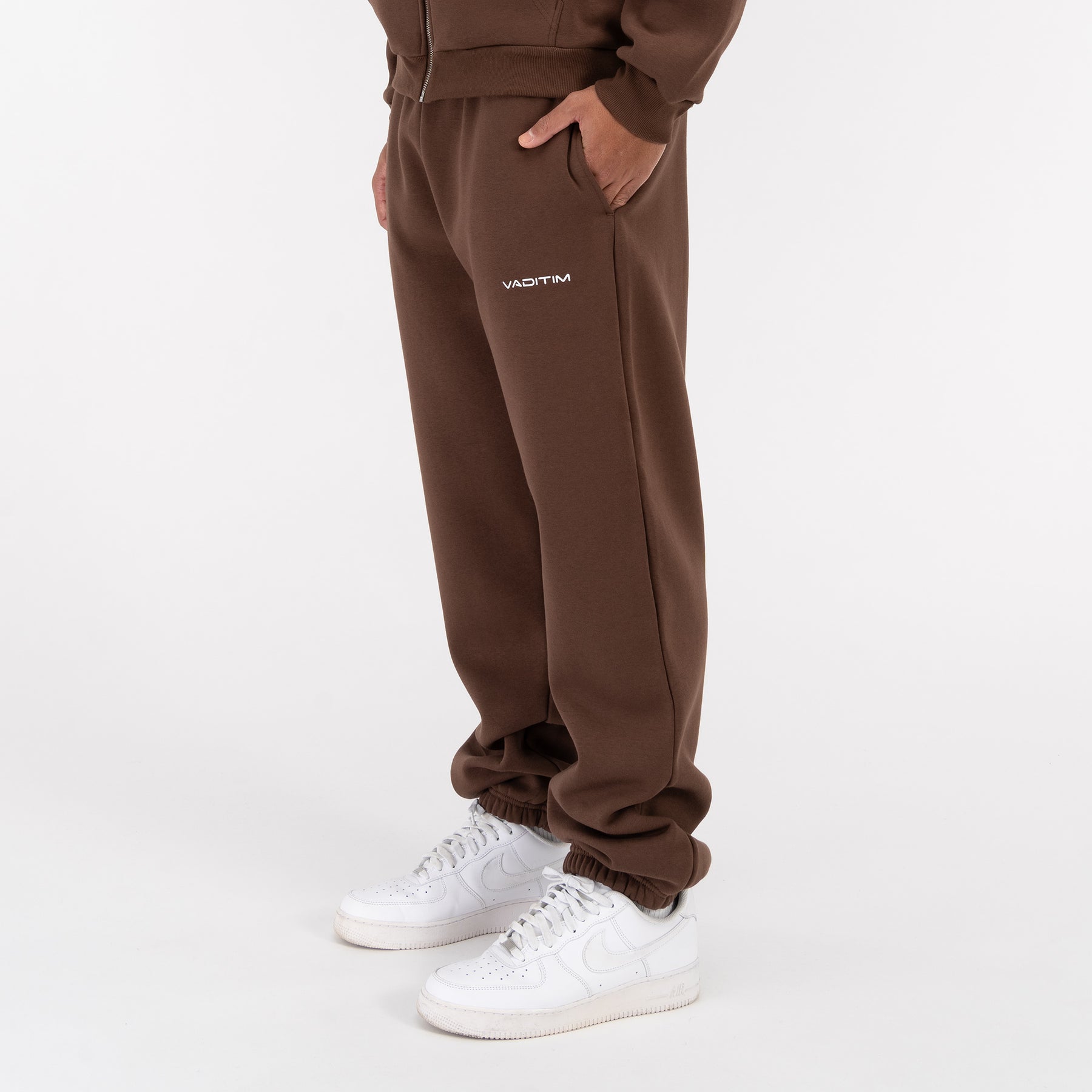 Chocolatebrown Sweatpants Basic Vaditim