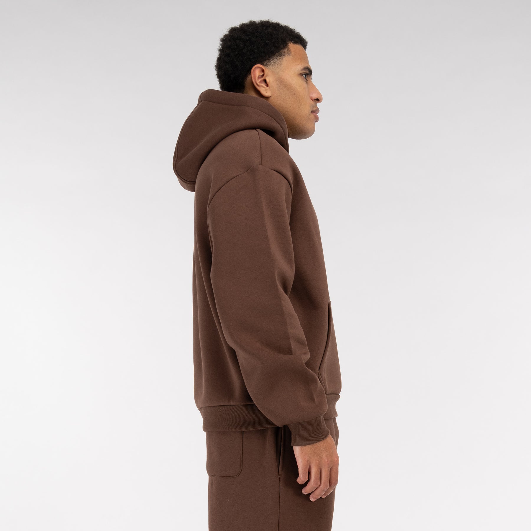 Chocolatebrown Oversized Hoodie Vaditim