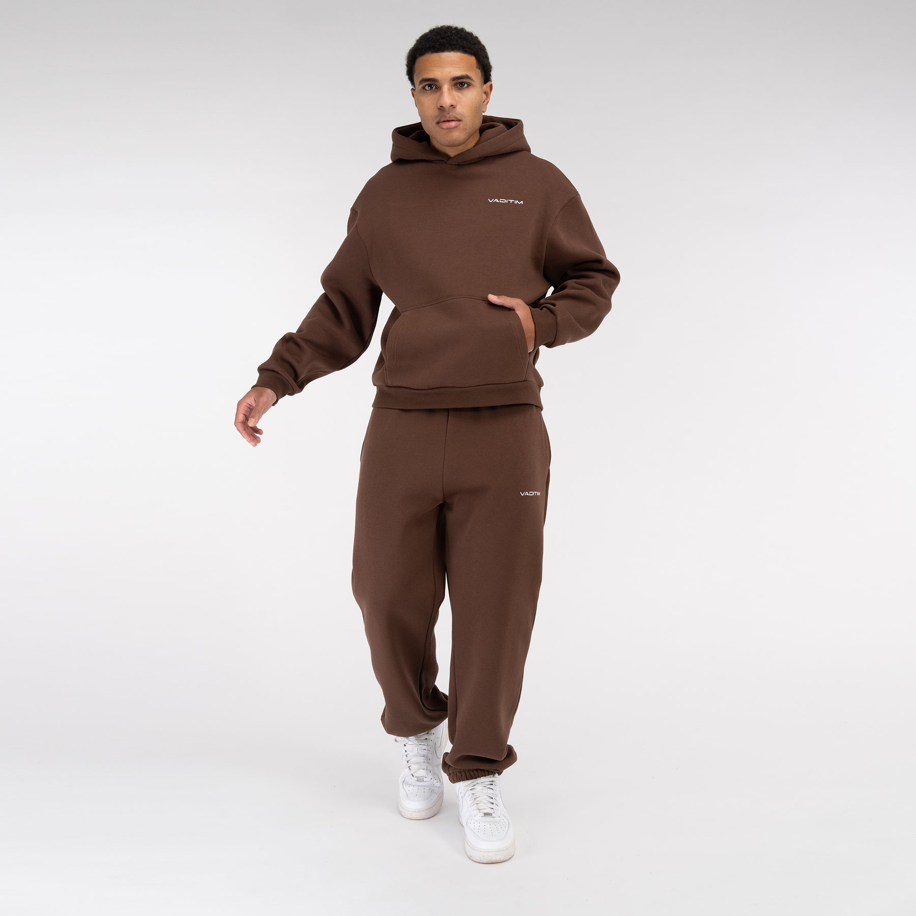 Chocolatebrown Oversized Hoodie Vaditim