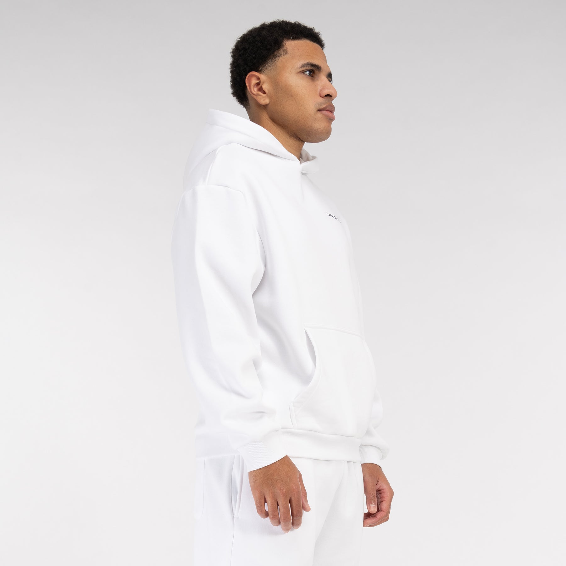 White Oversized Hoodie Vaditim