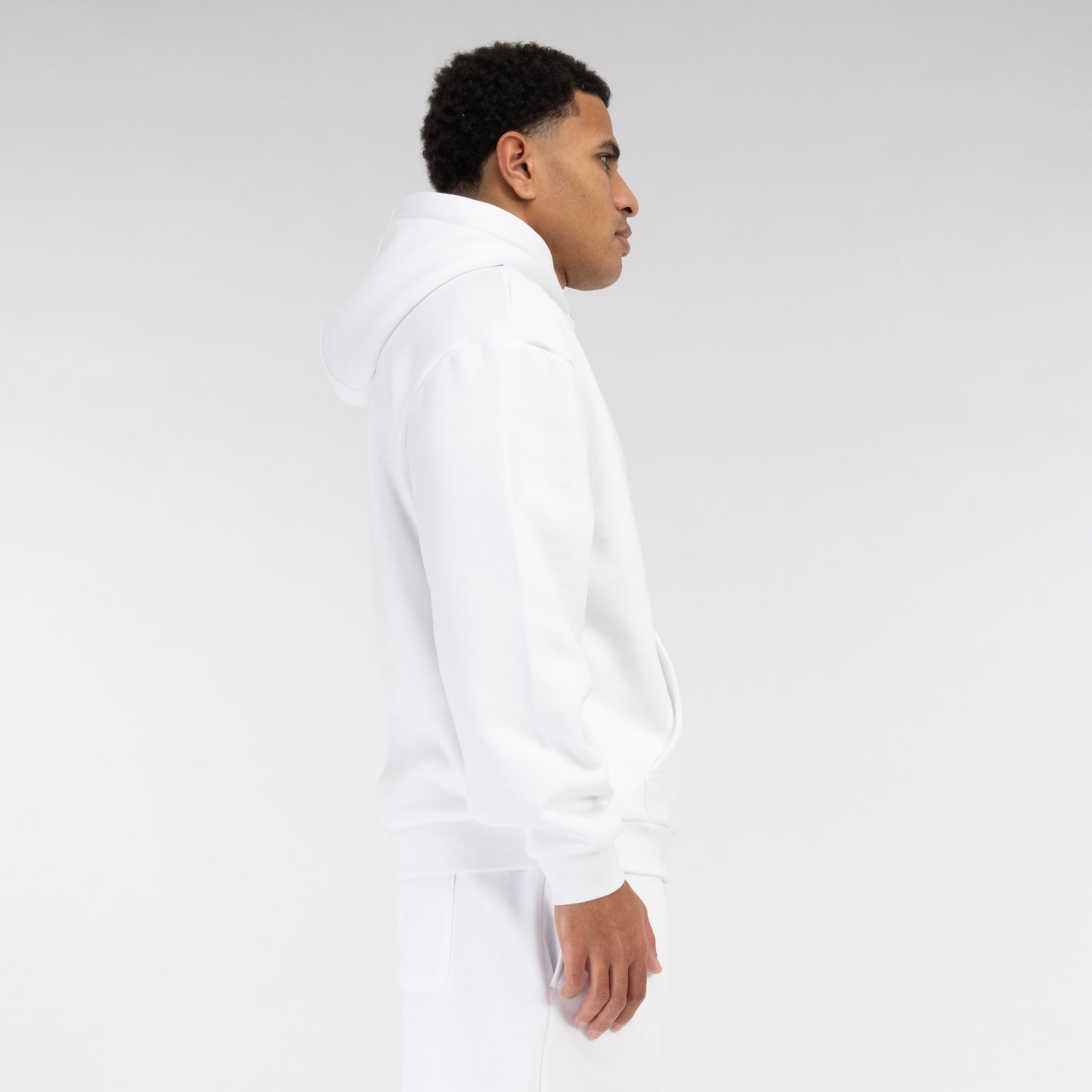 White Oversized Hoodie Vaditim