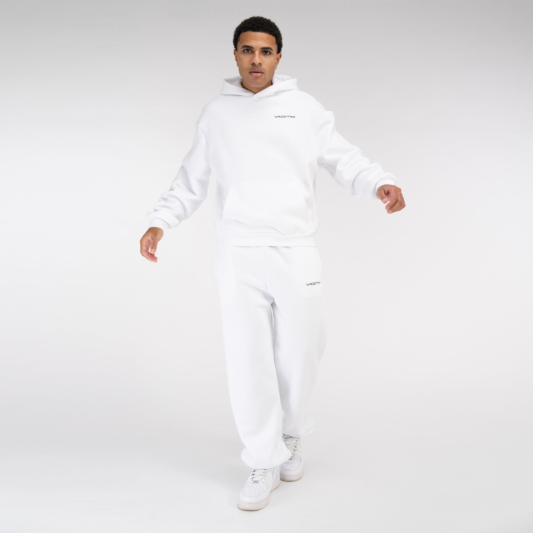White Oversized Hoodie Vaditim