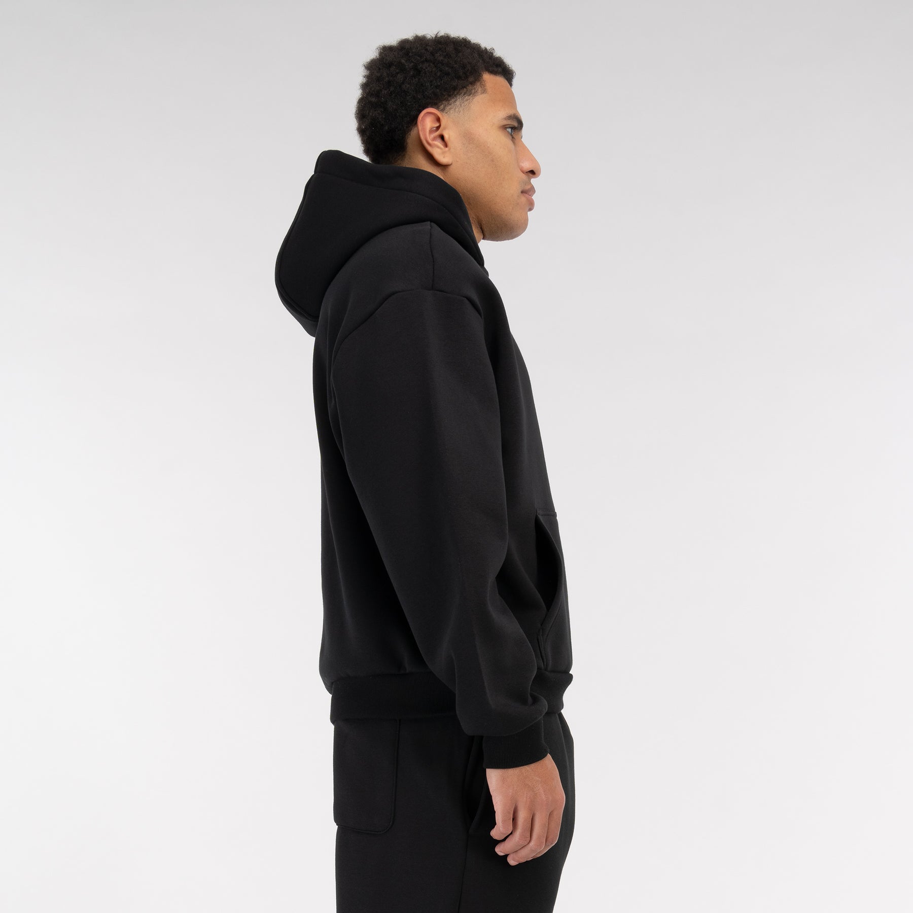 Black Oversized Hoodie Vaditim