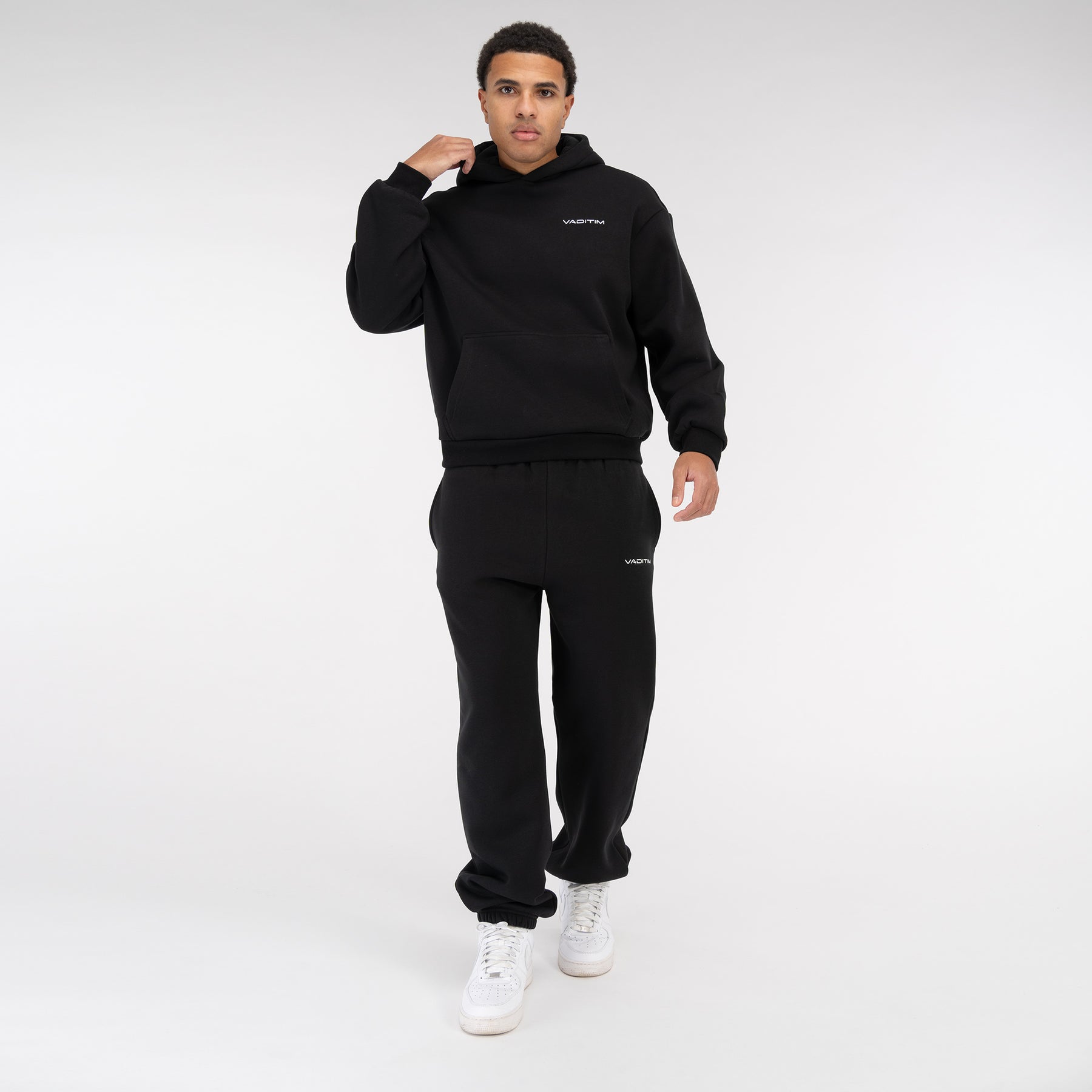 Black Oversized Hoodie Vaditim