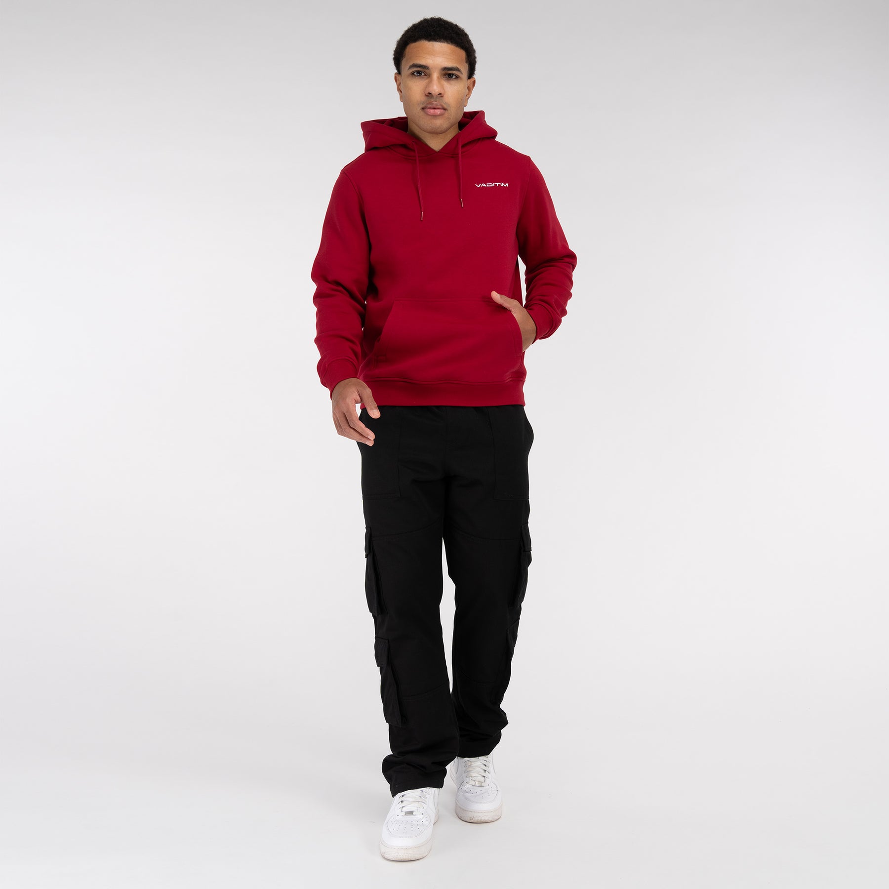 Burgundy Classic Hoodie Vaditim