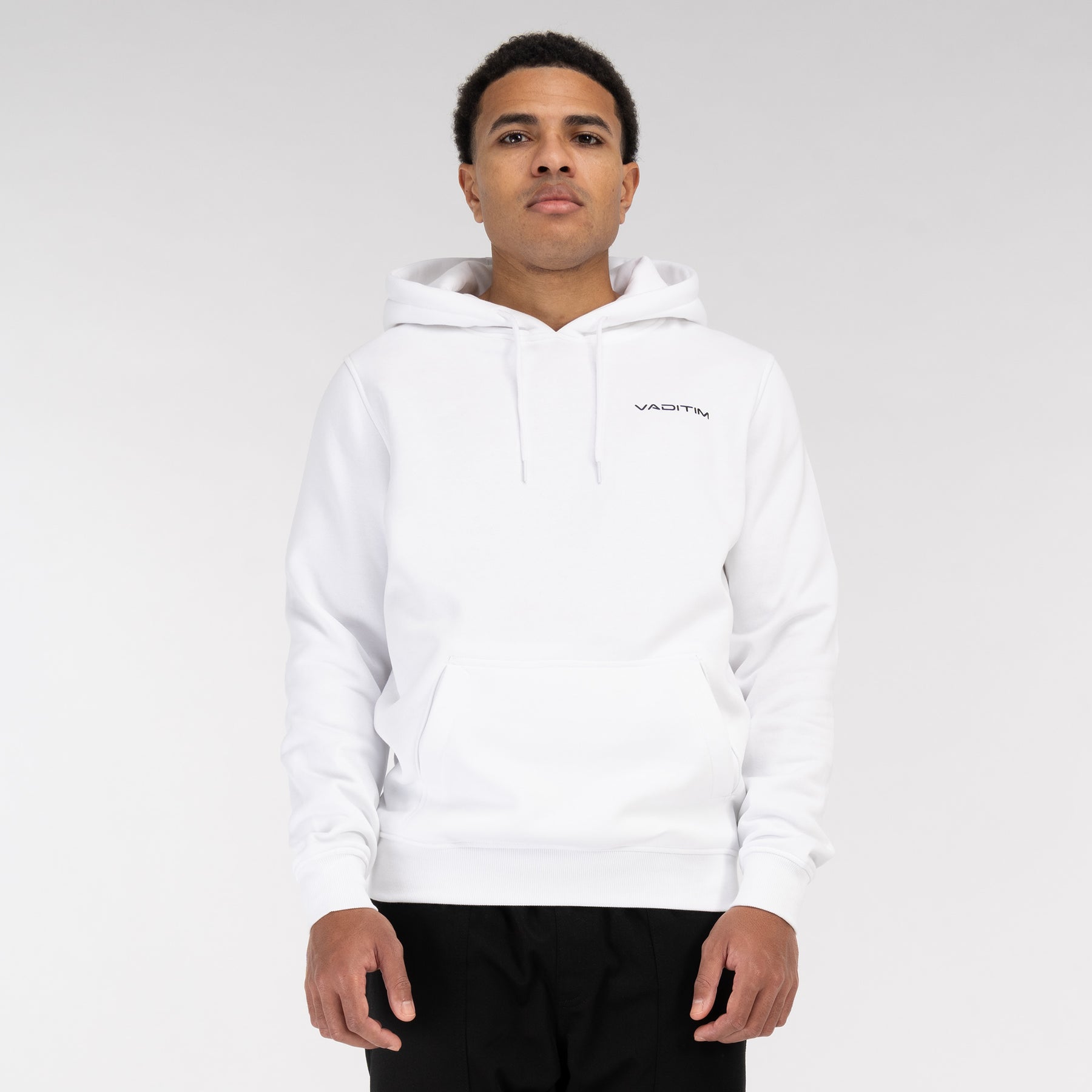 White Classic Hoodie Vaditim