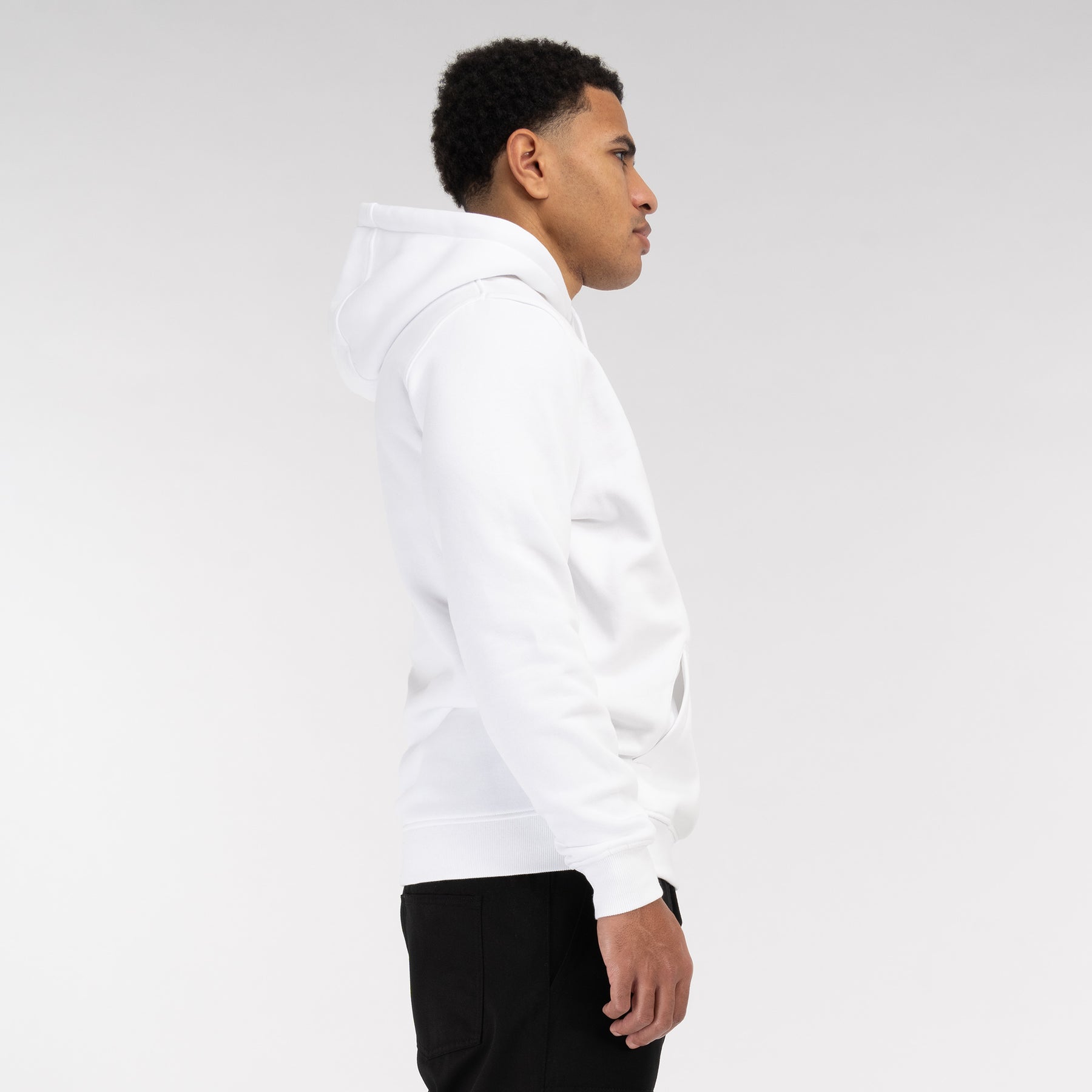 White Classic Hoodie Vaditim