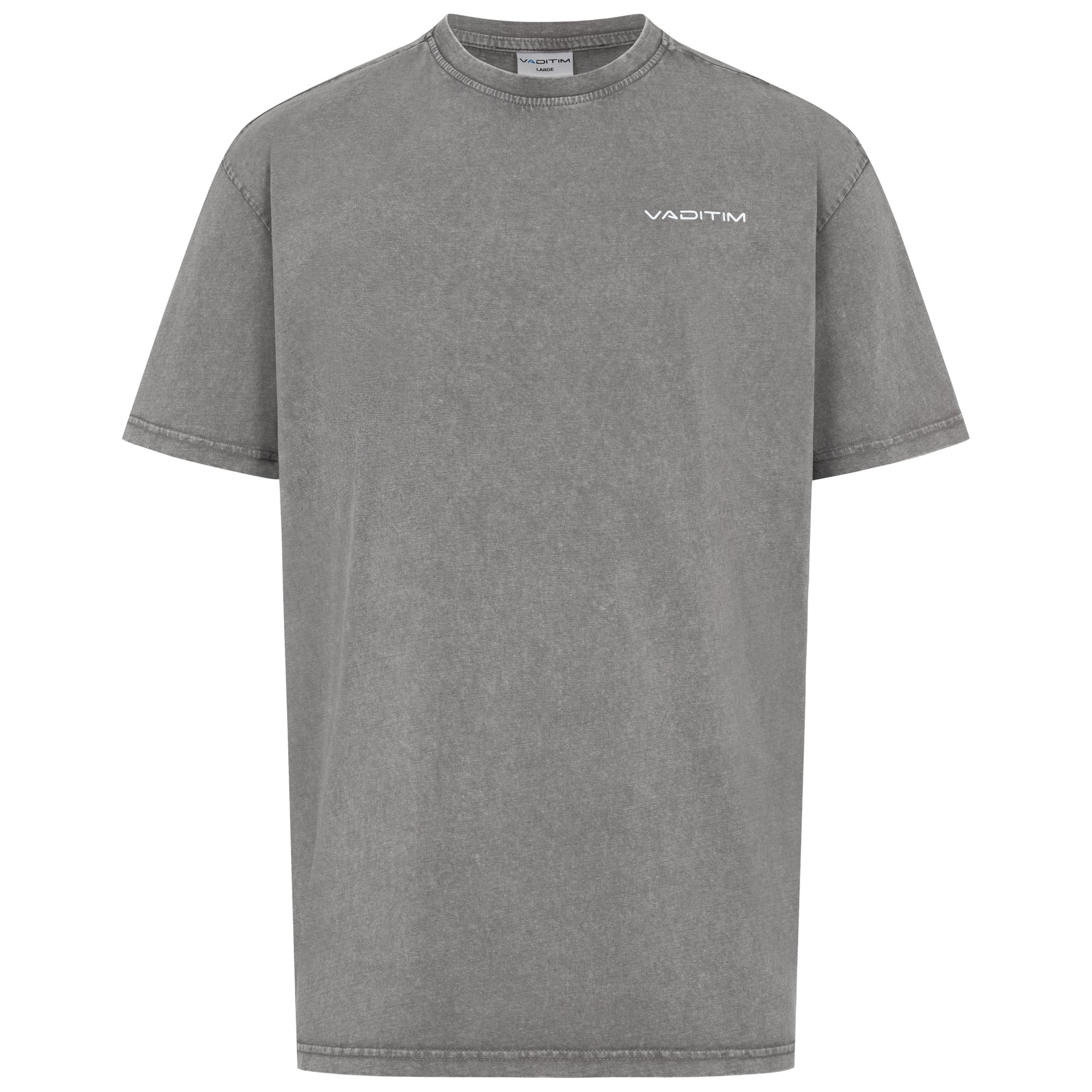 Acid Washed Asphalt T-Shirt Vaditim
