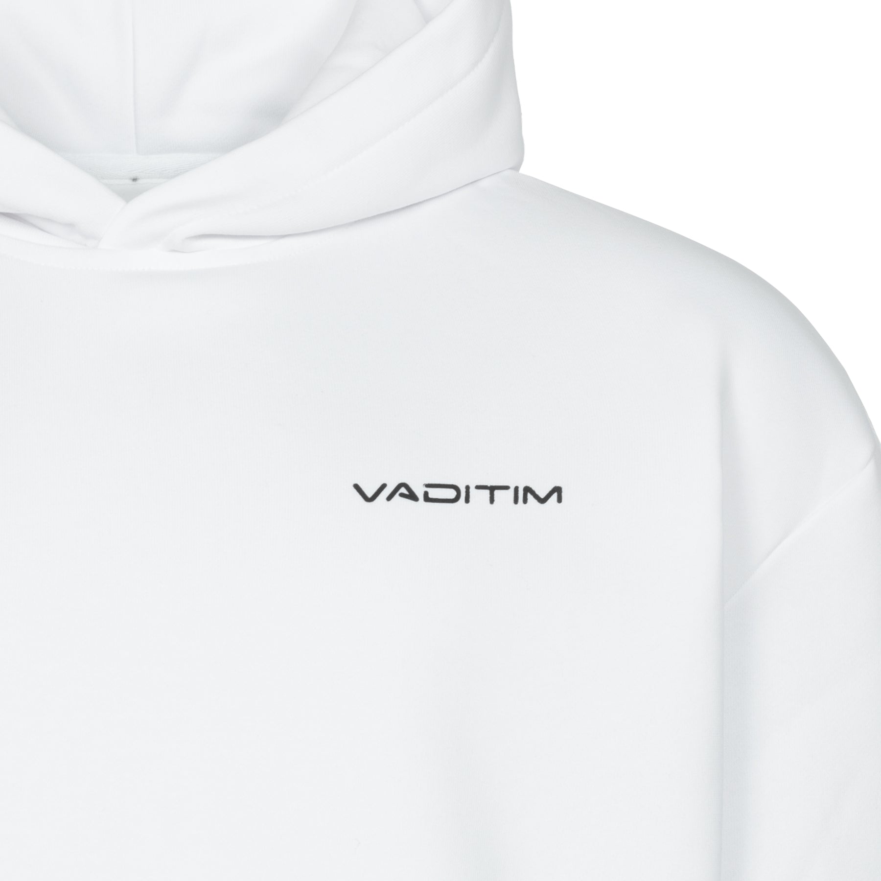 Ultra Heavy White Hoodie Vaditim