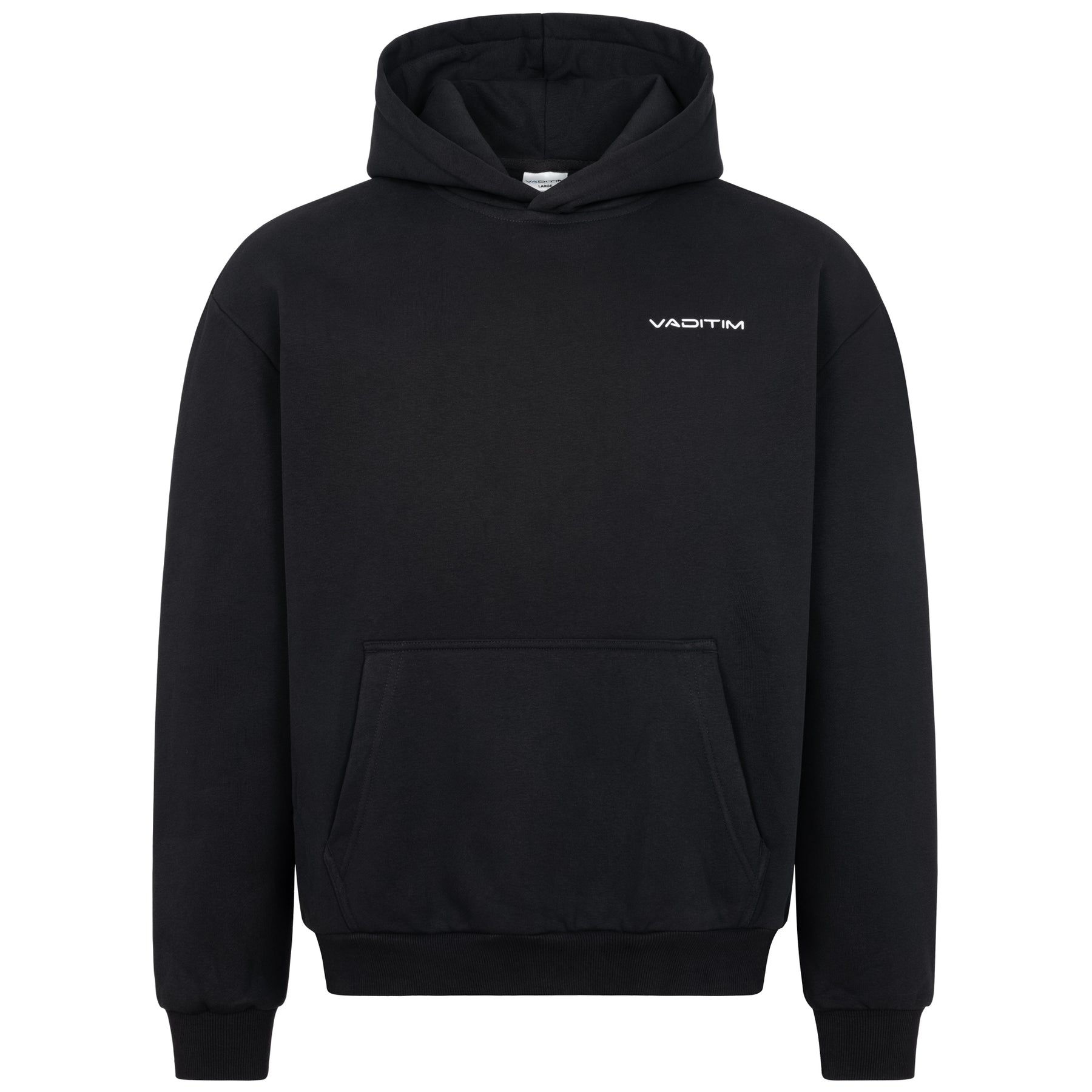 Ultra Heavy Black Hoodie Vaditim
