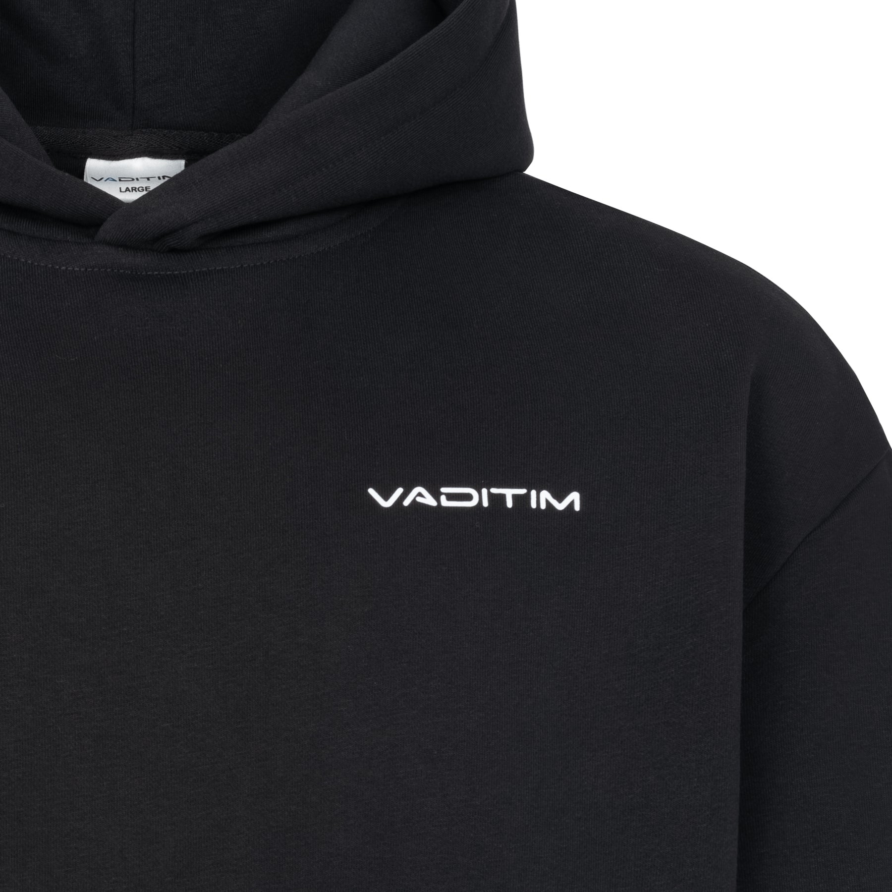 Ultra Heavy Black Hoodie Vaditim