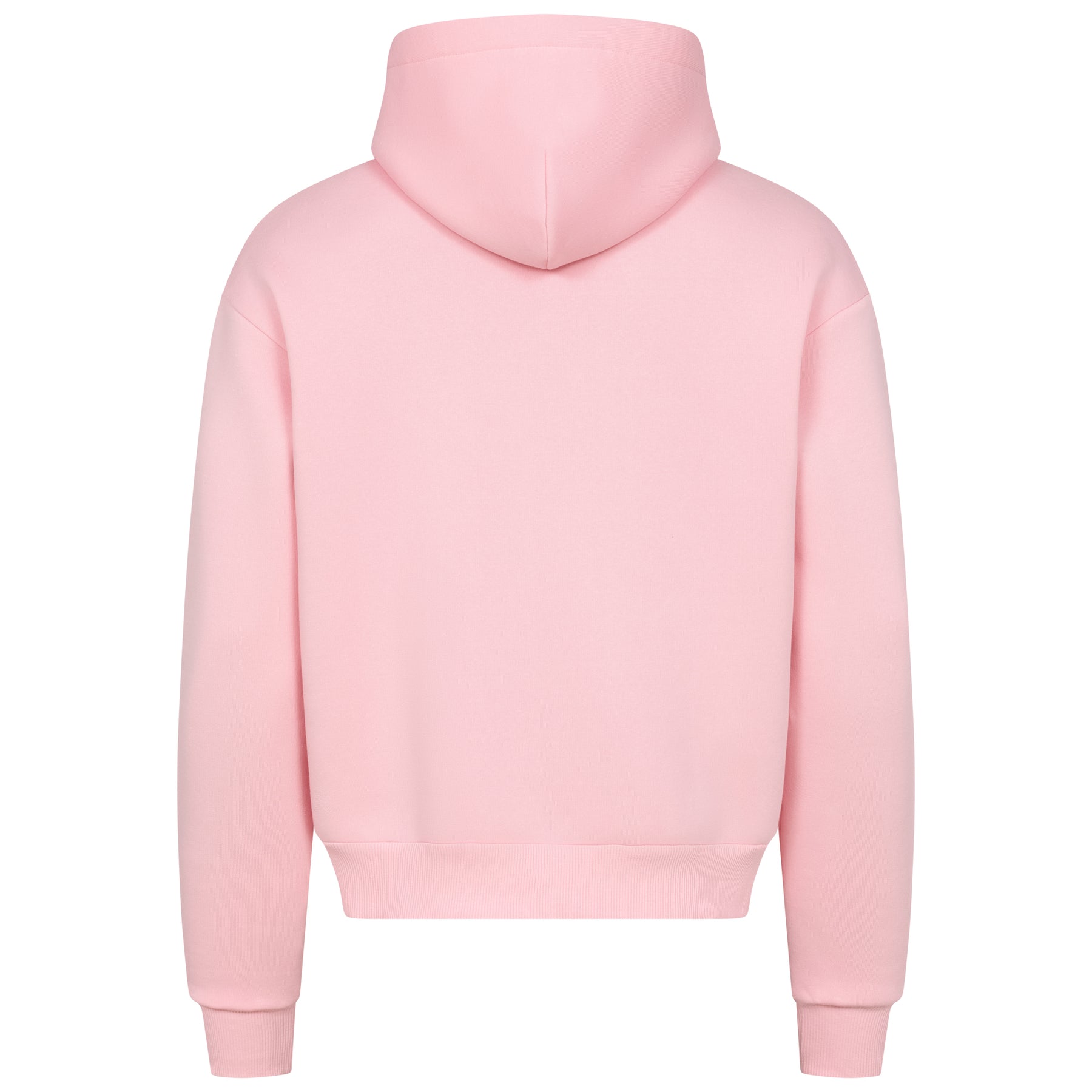 Hot Pink / Black 3D College Zipper HOODIE Vaditim