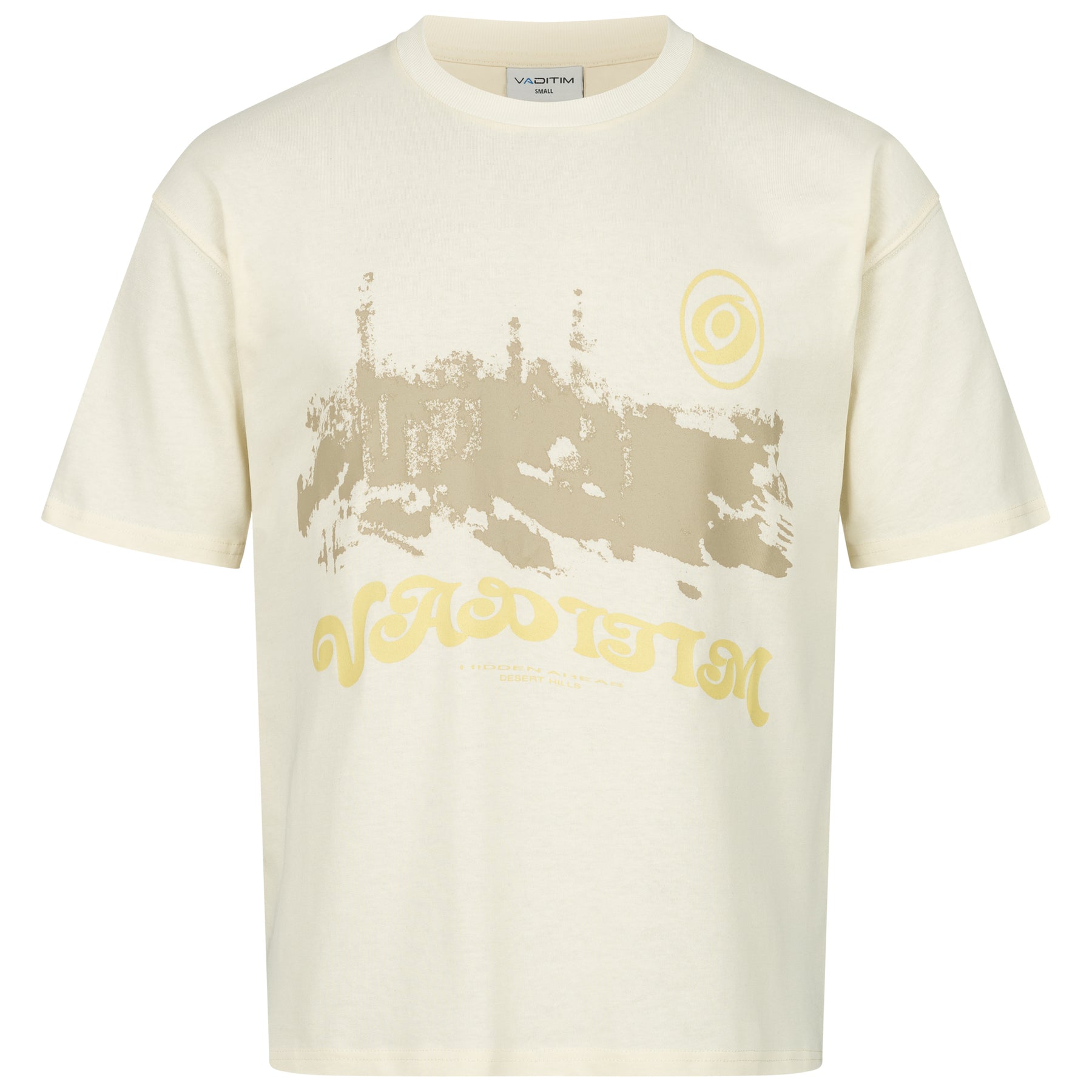 Hidden Areas Cream T-shirt  Vaditim   