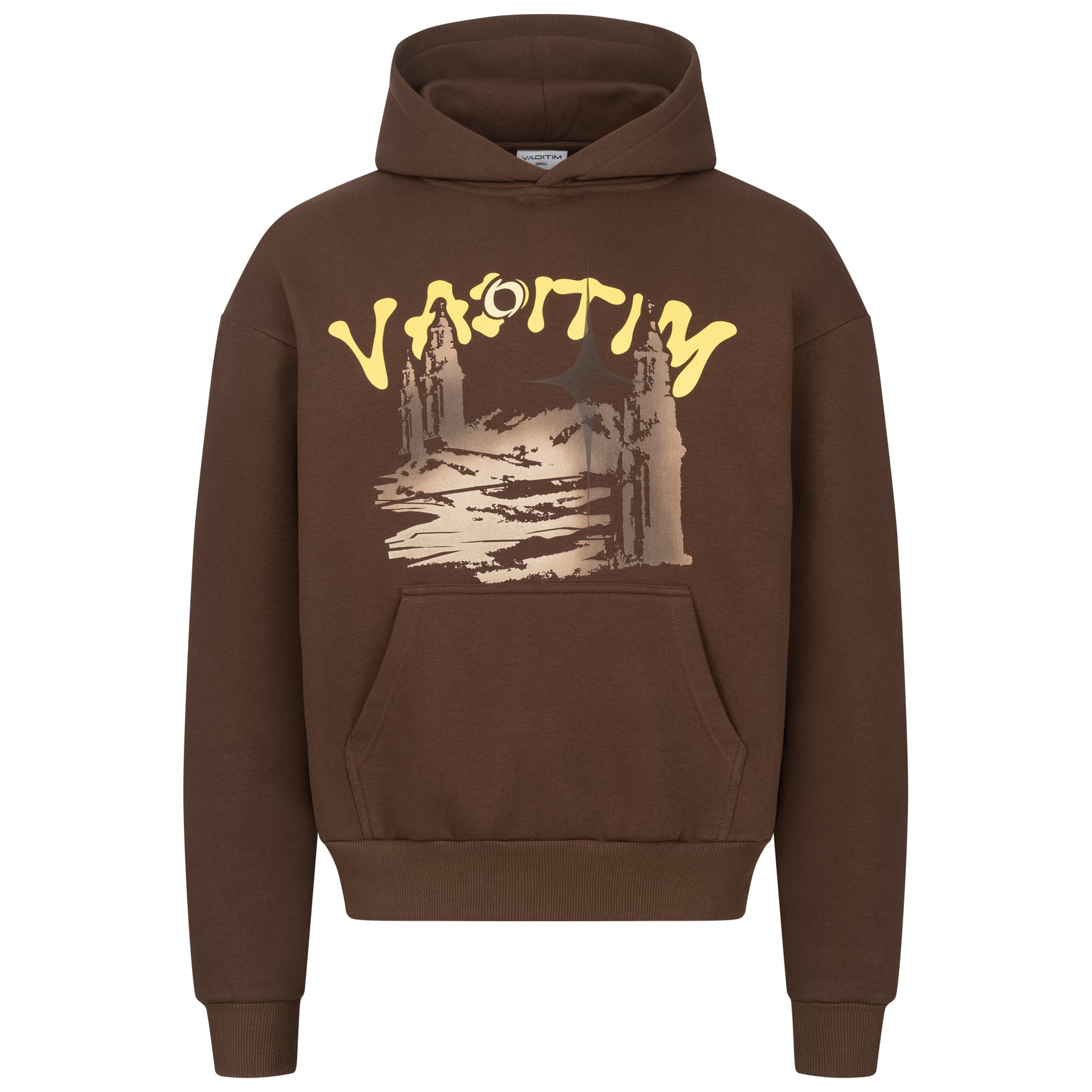 Brown Desert Hills Hoodie HOODIE Vaditim   