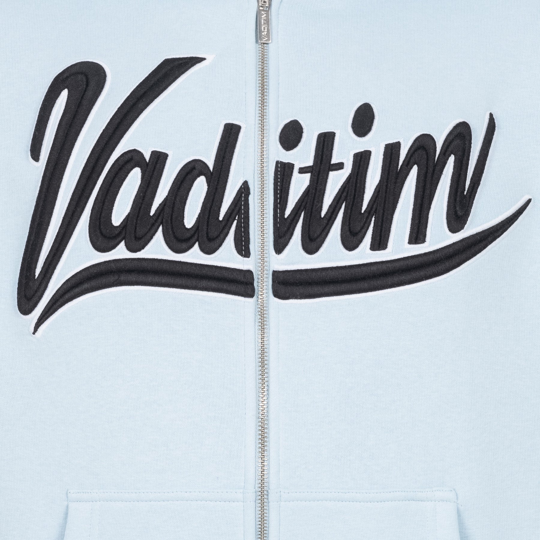 ZIP HOODIE NEW 3D COLLEGE BABYBLUE HOODIE Vaditim