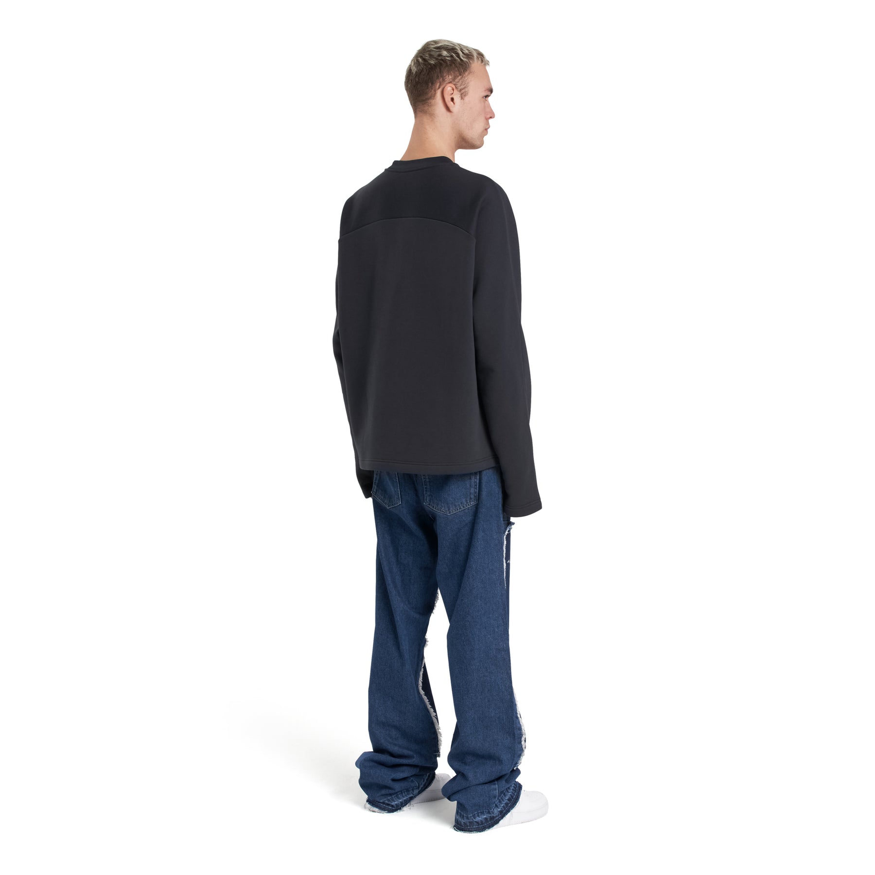 Dark Blue Flared Carpenter Denim Vaditim Vaditim
