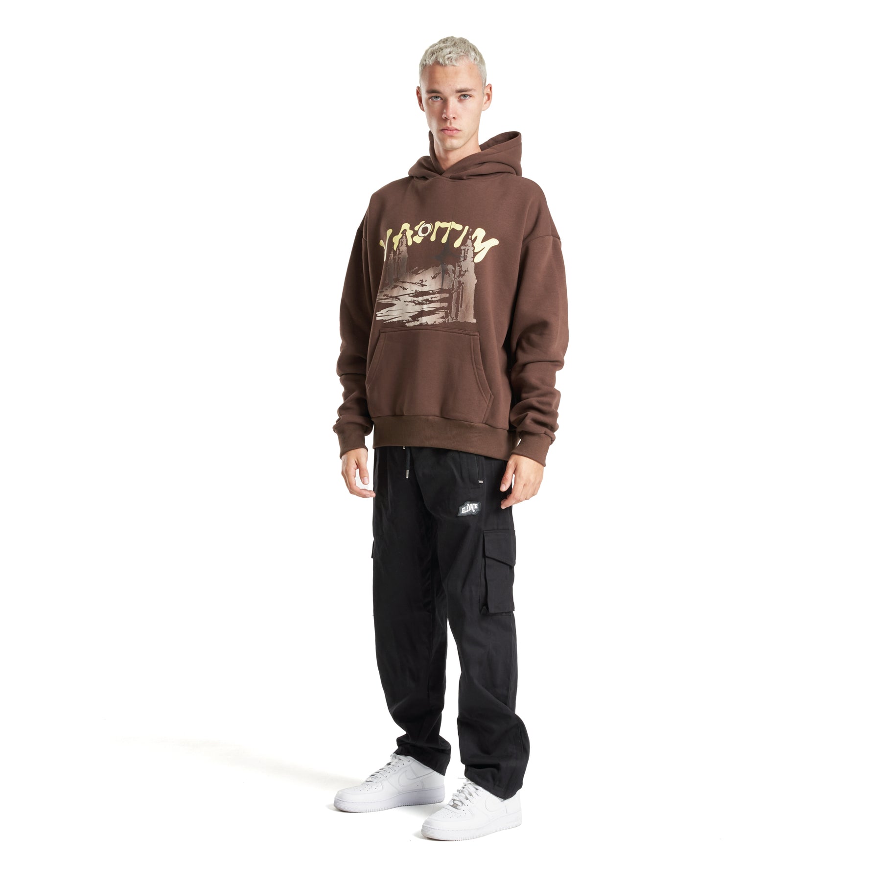Brown Desert Hills Hoodie HOODIE Vaditim