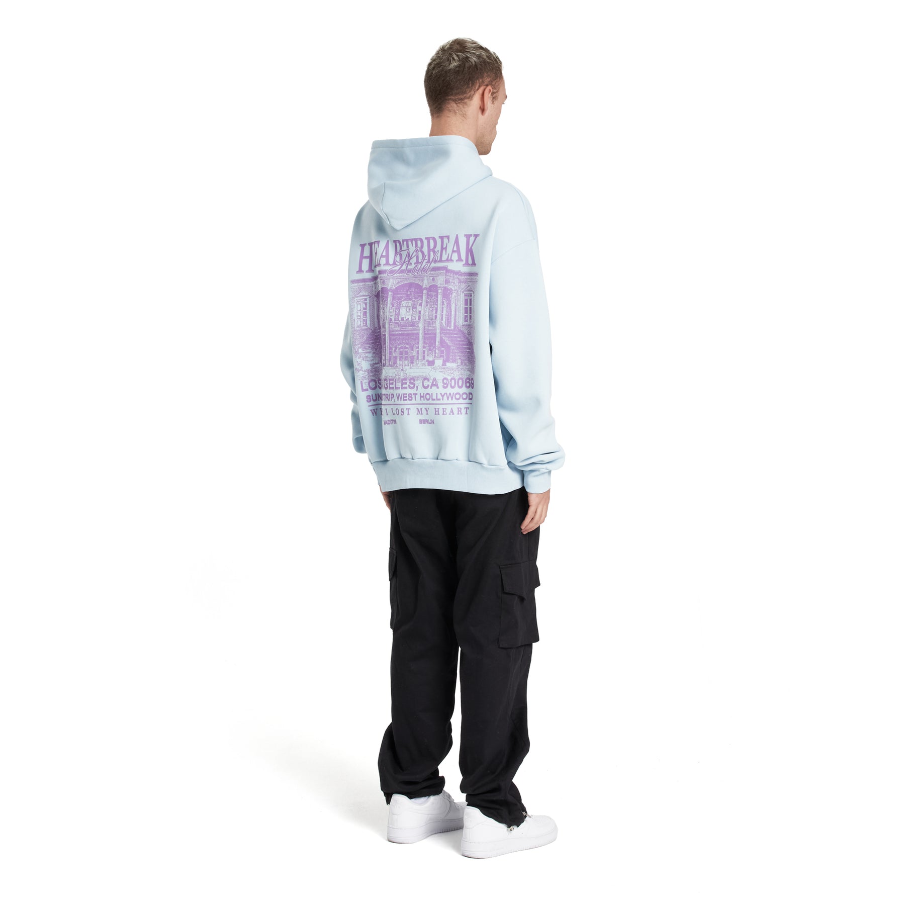 Heartbreak Babyblue Hoodie HOODIE Vaditim