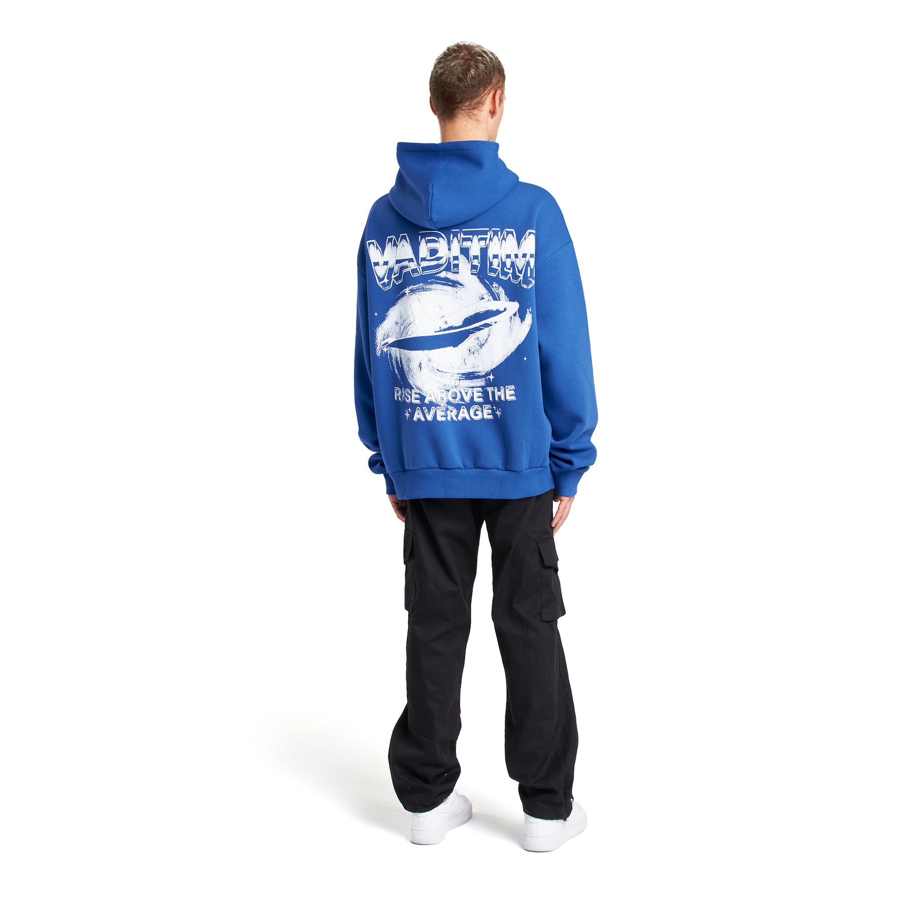 Rise Above the Average Azure Hoodie HOODIE Vaditim