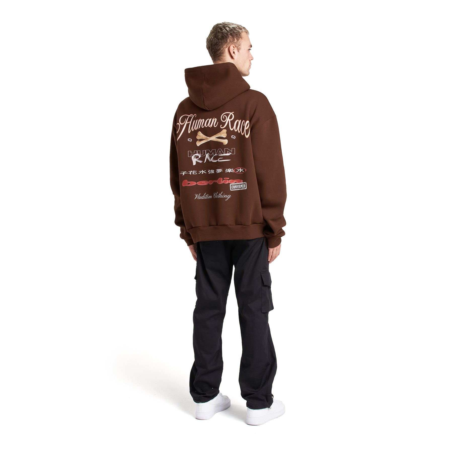 Walnut Human Race Hoodie HOODIE Vaditim   