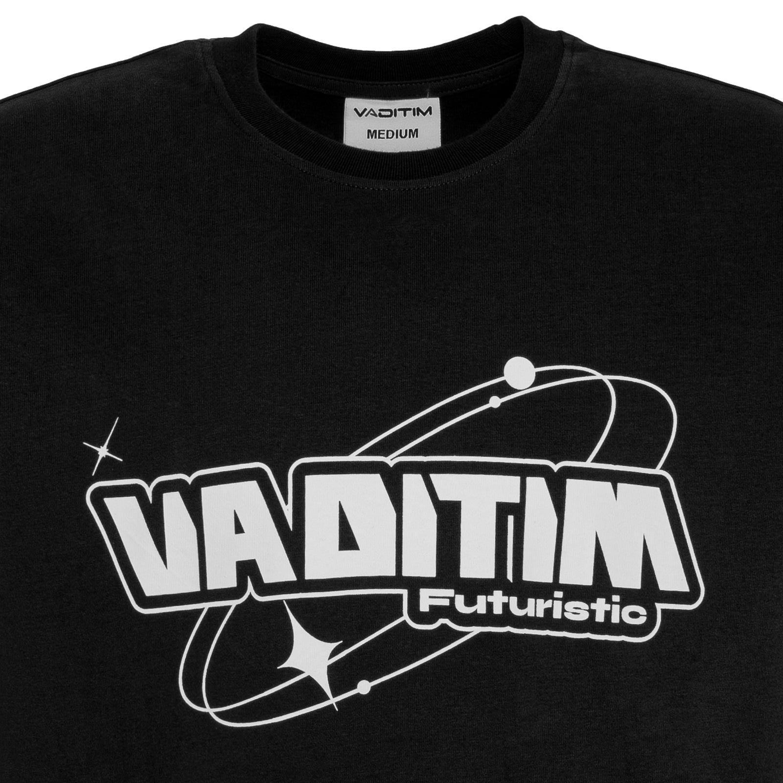BLACK FUTURISTIC VADITIM T-SHIRT Vaditim