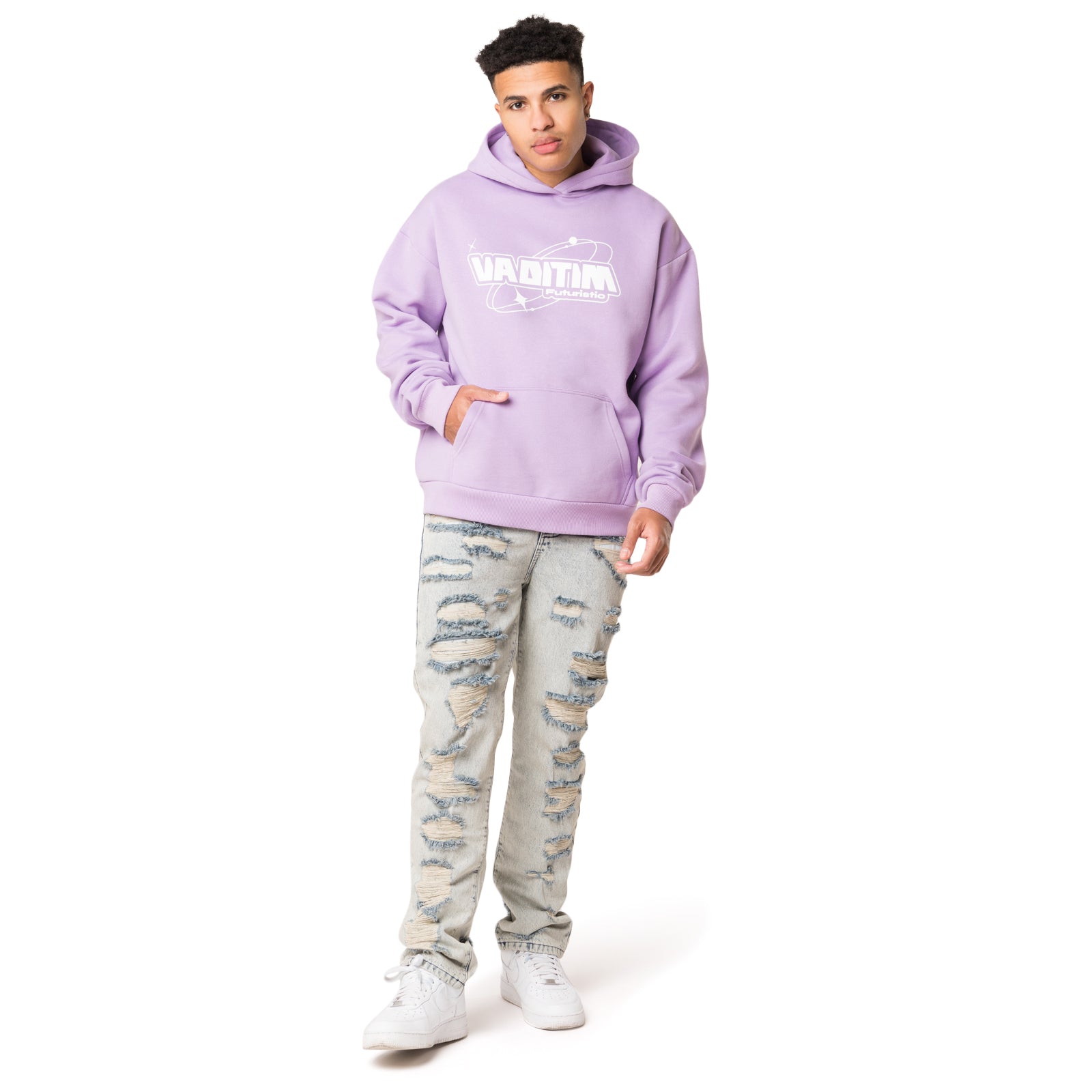 PURPLE VADITIM FUTURISTIC HOODIE Vaditim