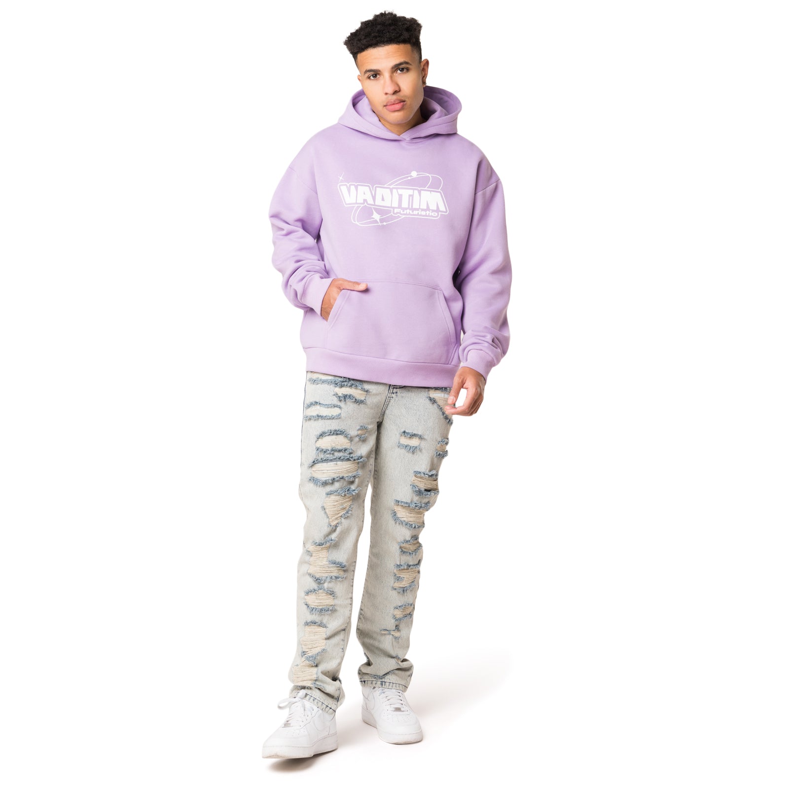 PURPLE VADITIM FUTURISTIC HOODIE  Vaditim   