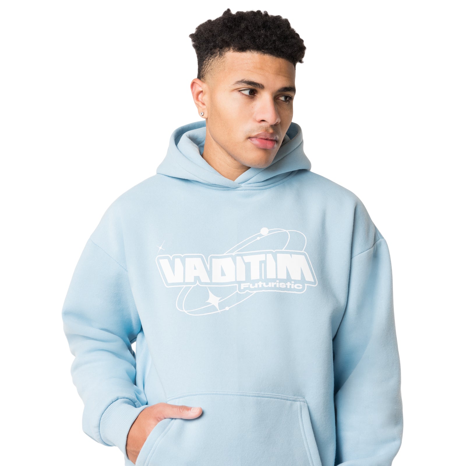 BABYBLUE FUTURISTIC VADITIM HOODIE  Vaditim   