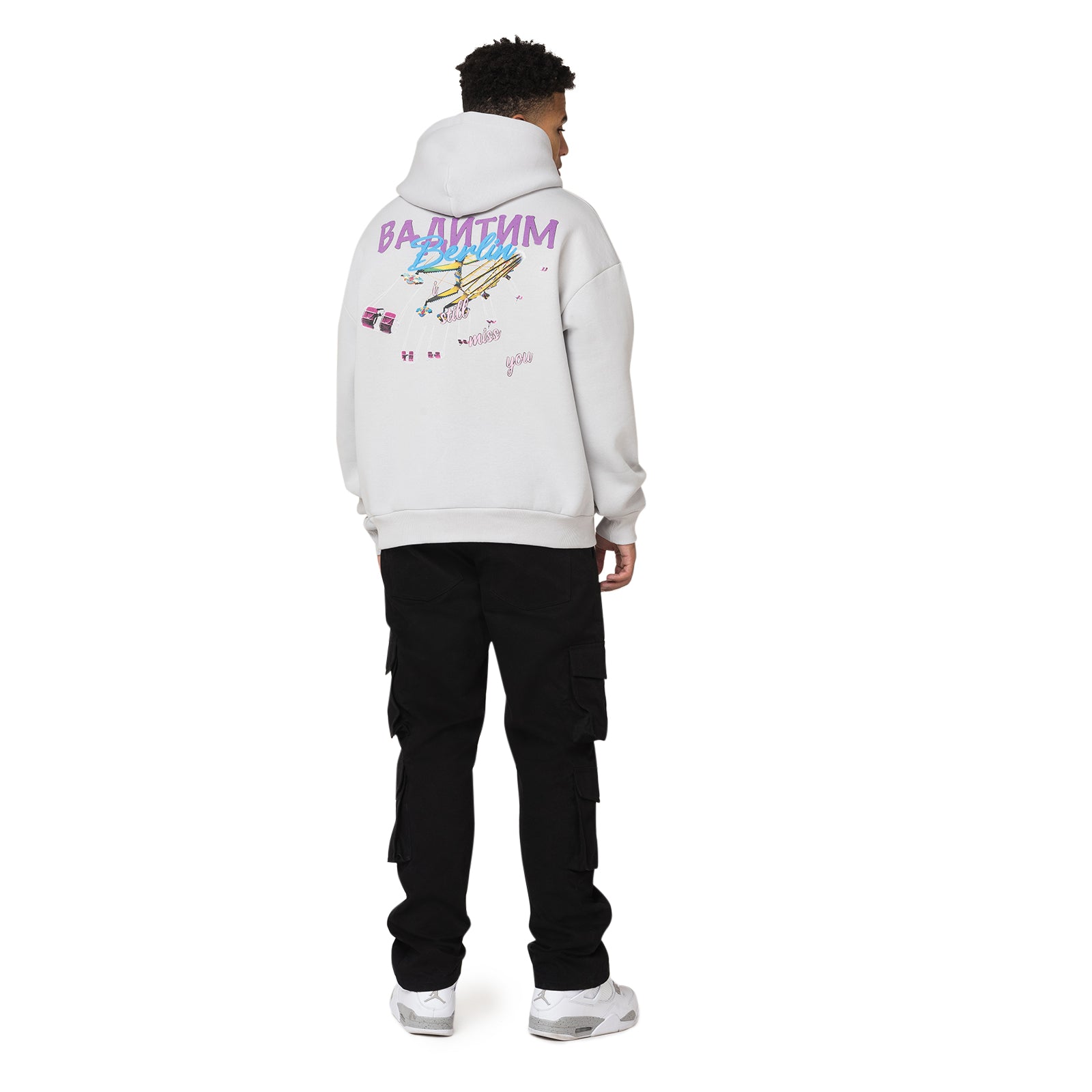 GREY ADVENTURE PARK HOODIE HOODIE Vaditim