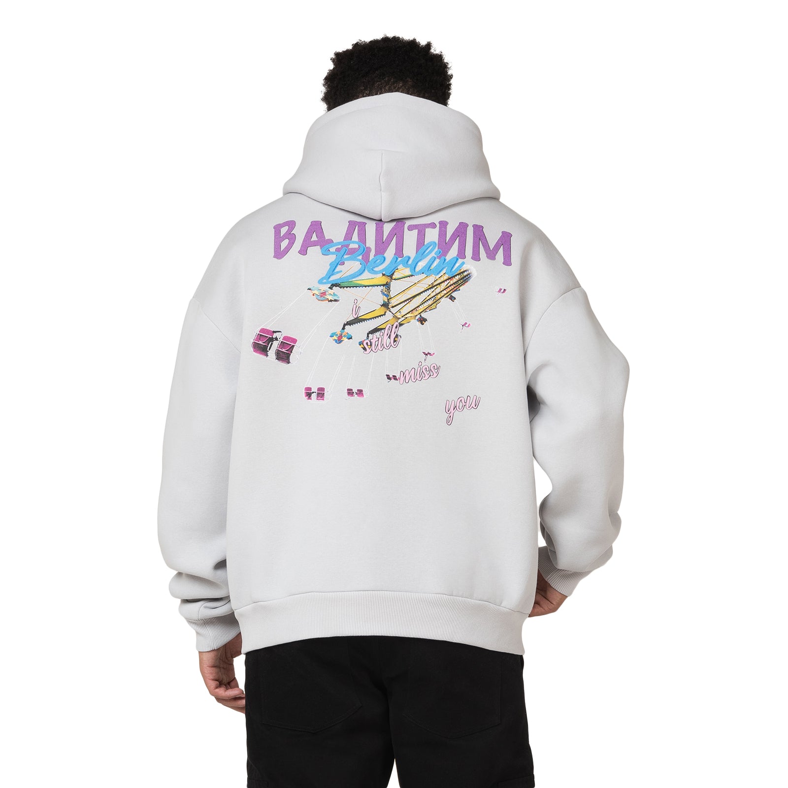 GREY ADVENTURE PARK HOODIE HOODIE Vaditim