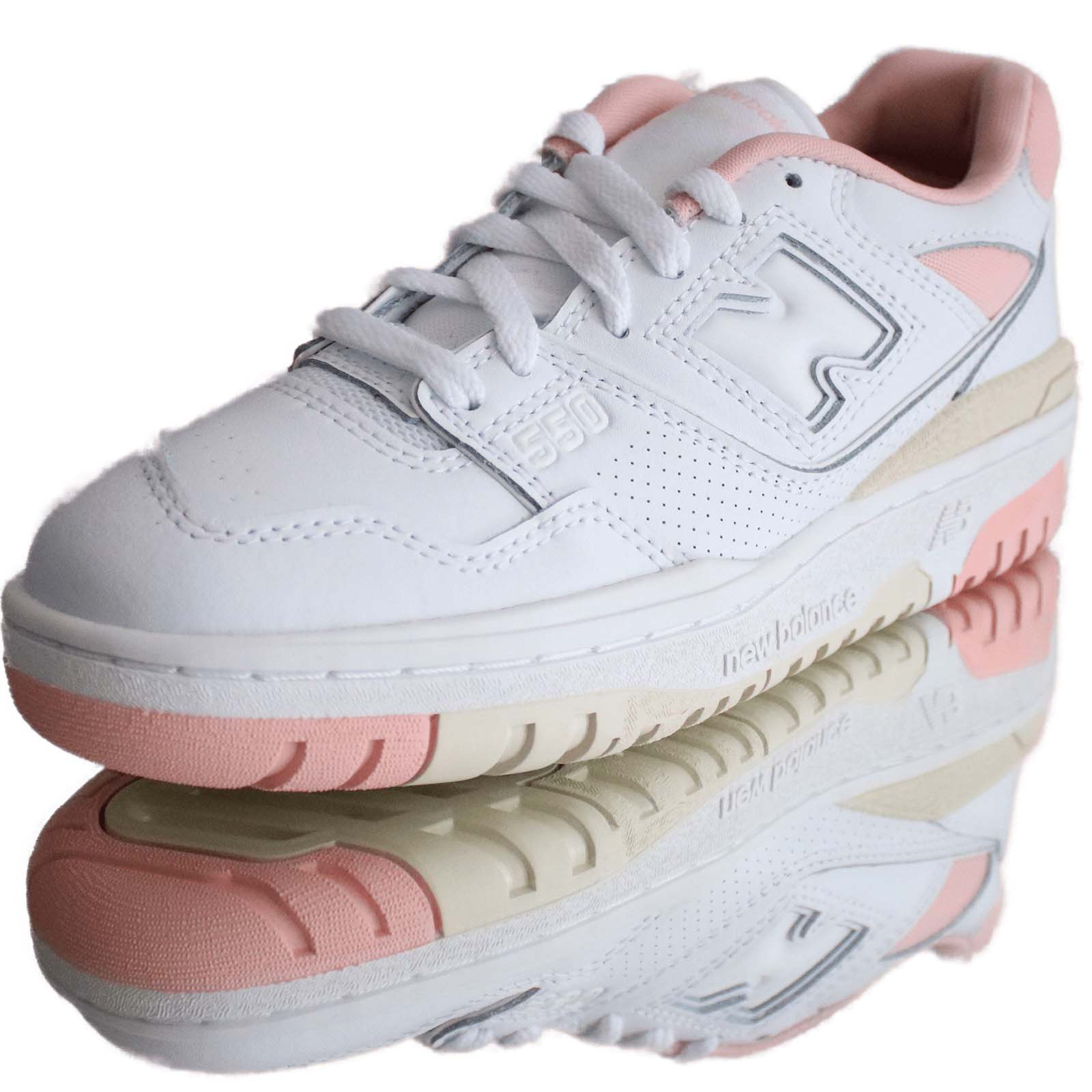 New Balance 550 White Pink Cream Schuhe Vaditim