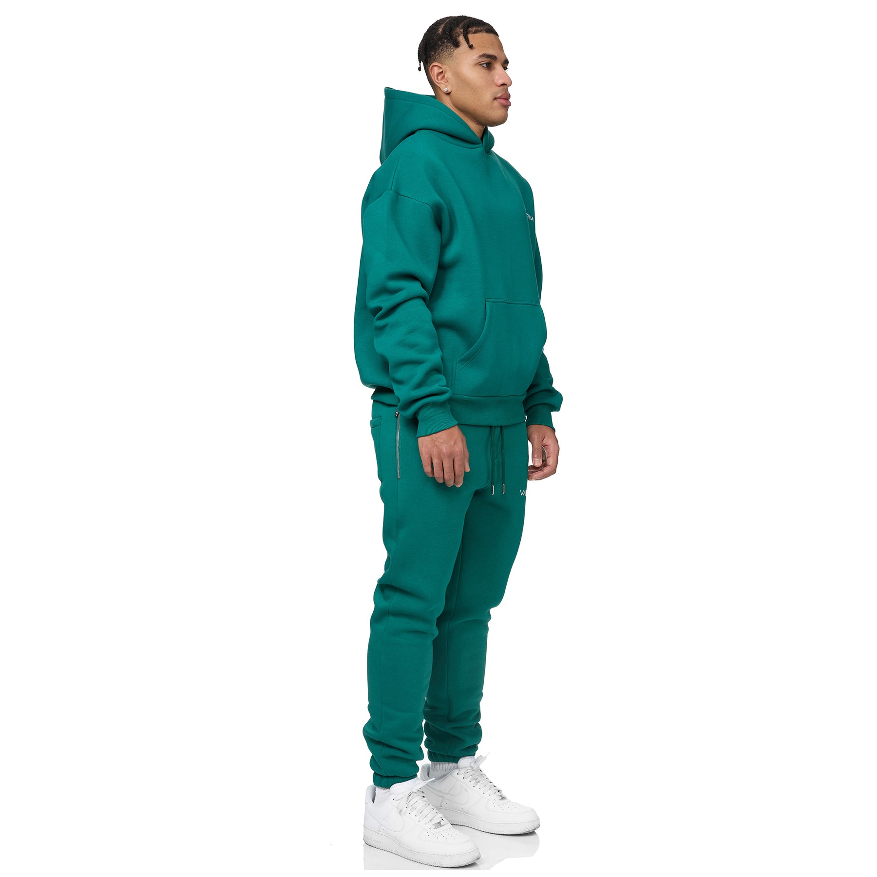 DARK GREEN VADITIM BASIC HOODIE  Vaditim   