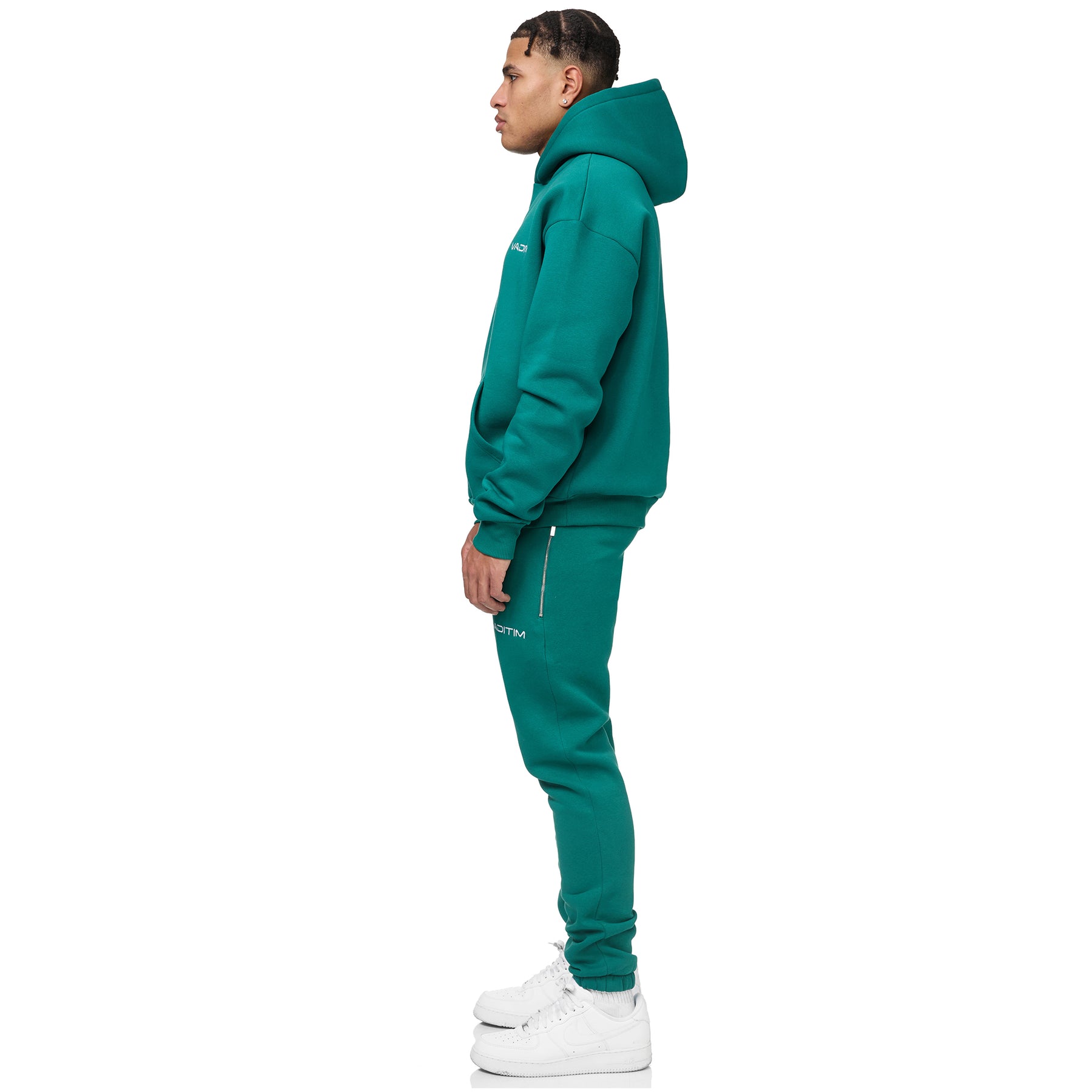 DARK GREEN VADITIM BASIC HOODIE  Vaditim   