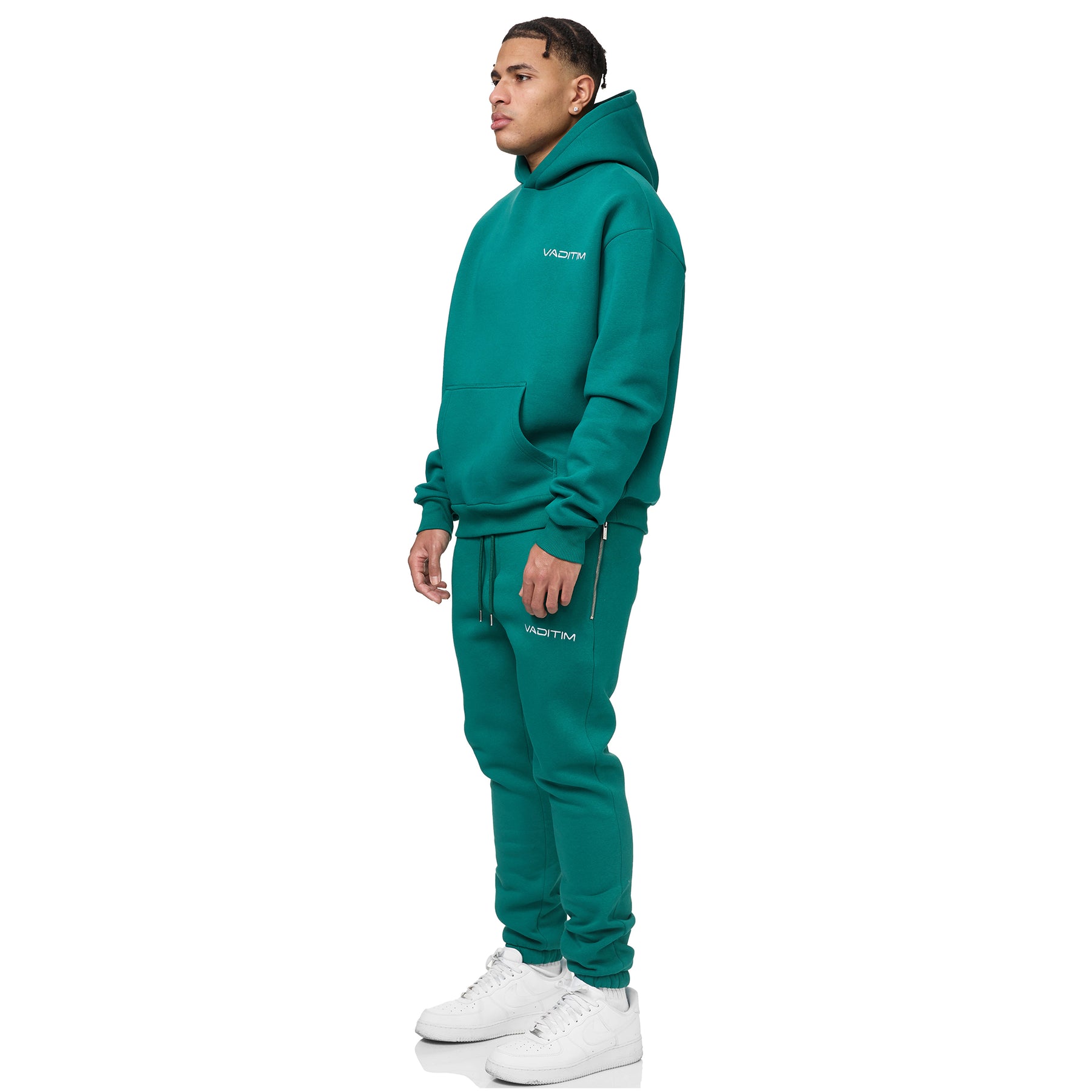 DARK GREEN VADITIM BASIC HOODIE  Vaditim   