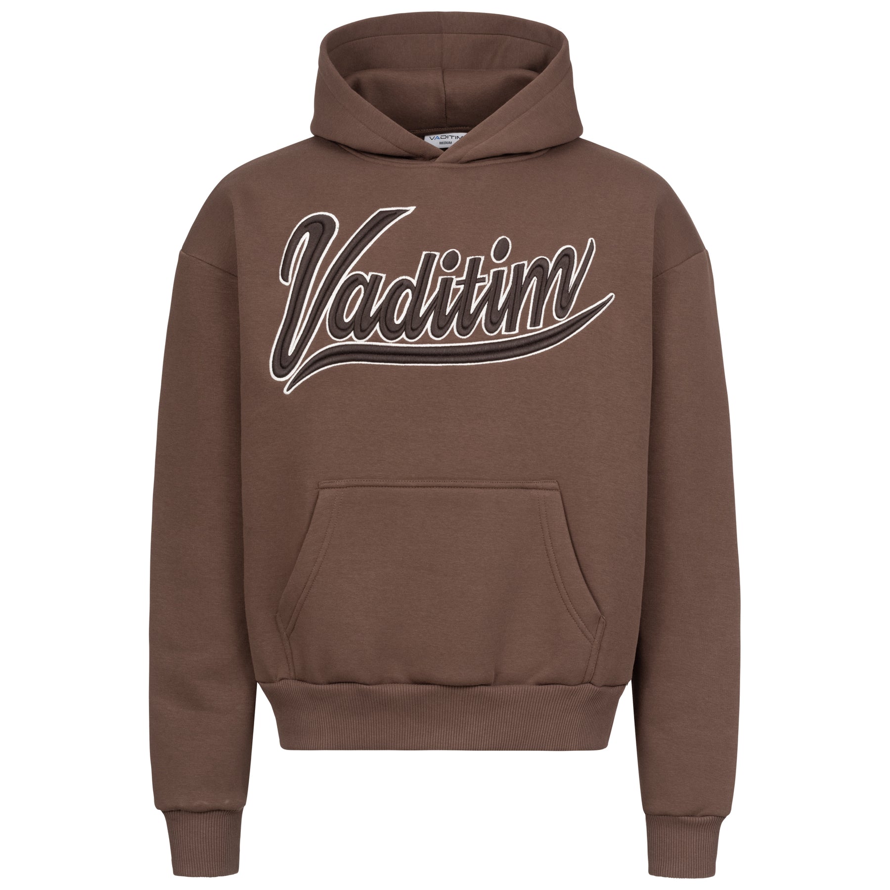 Coffee Brown / Black 3D College Hoodie HOODIE Vaditim