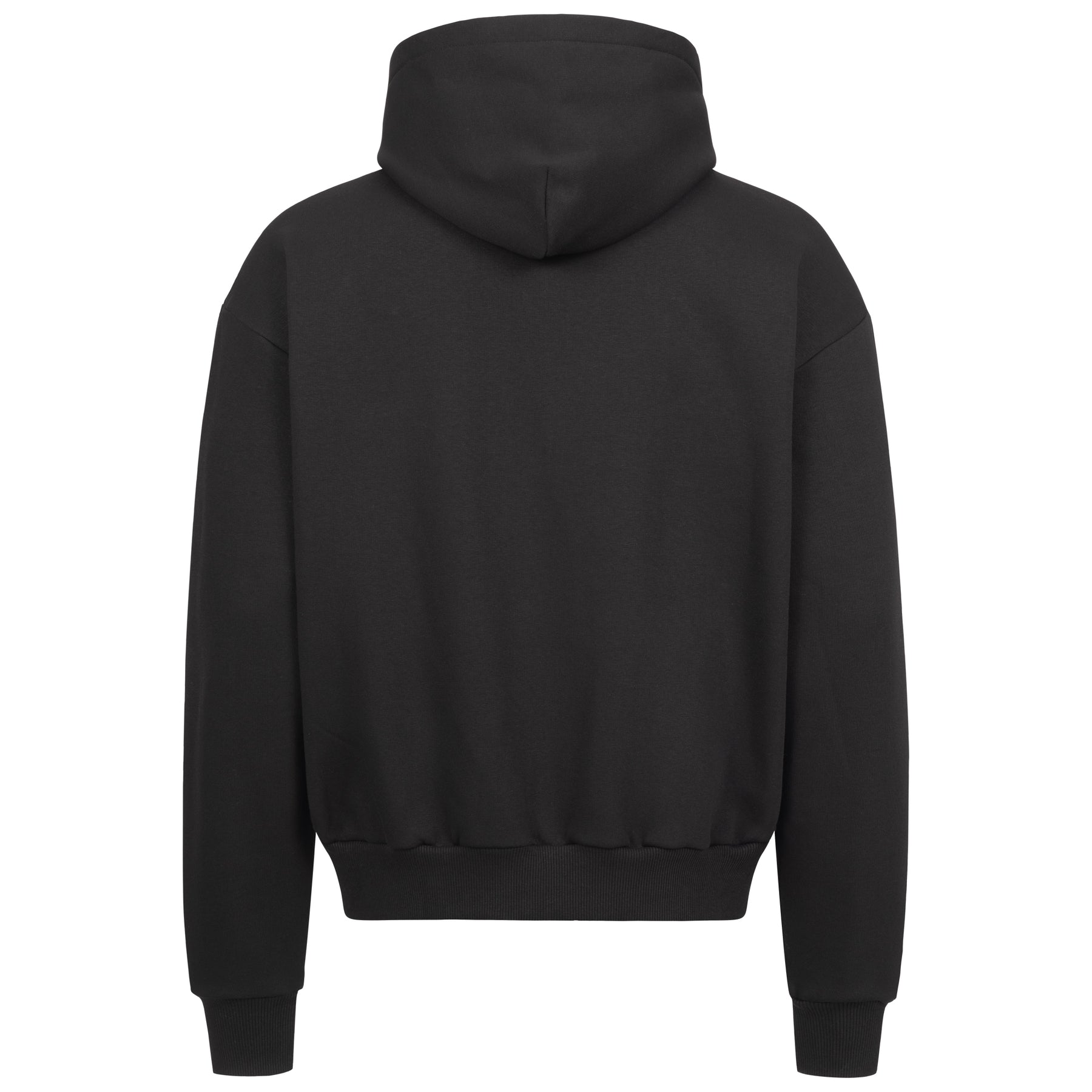 Black / White / Black 3D College Zipper HOODIE Vaditim