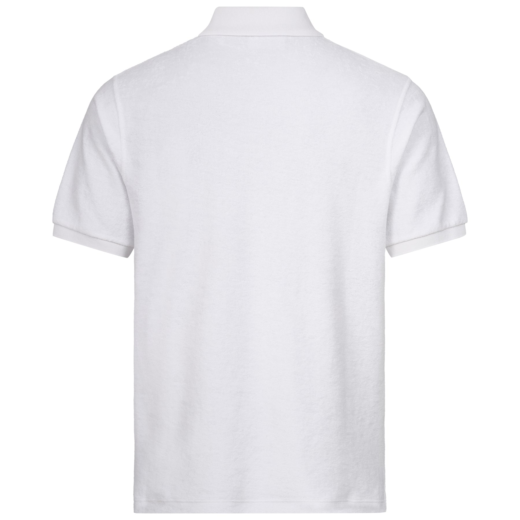 Patched Frottee Polo Clothing Vaditim